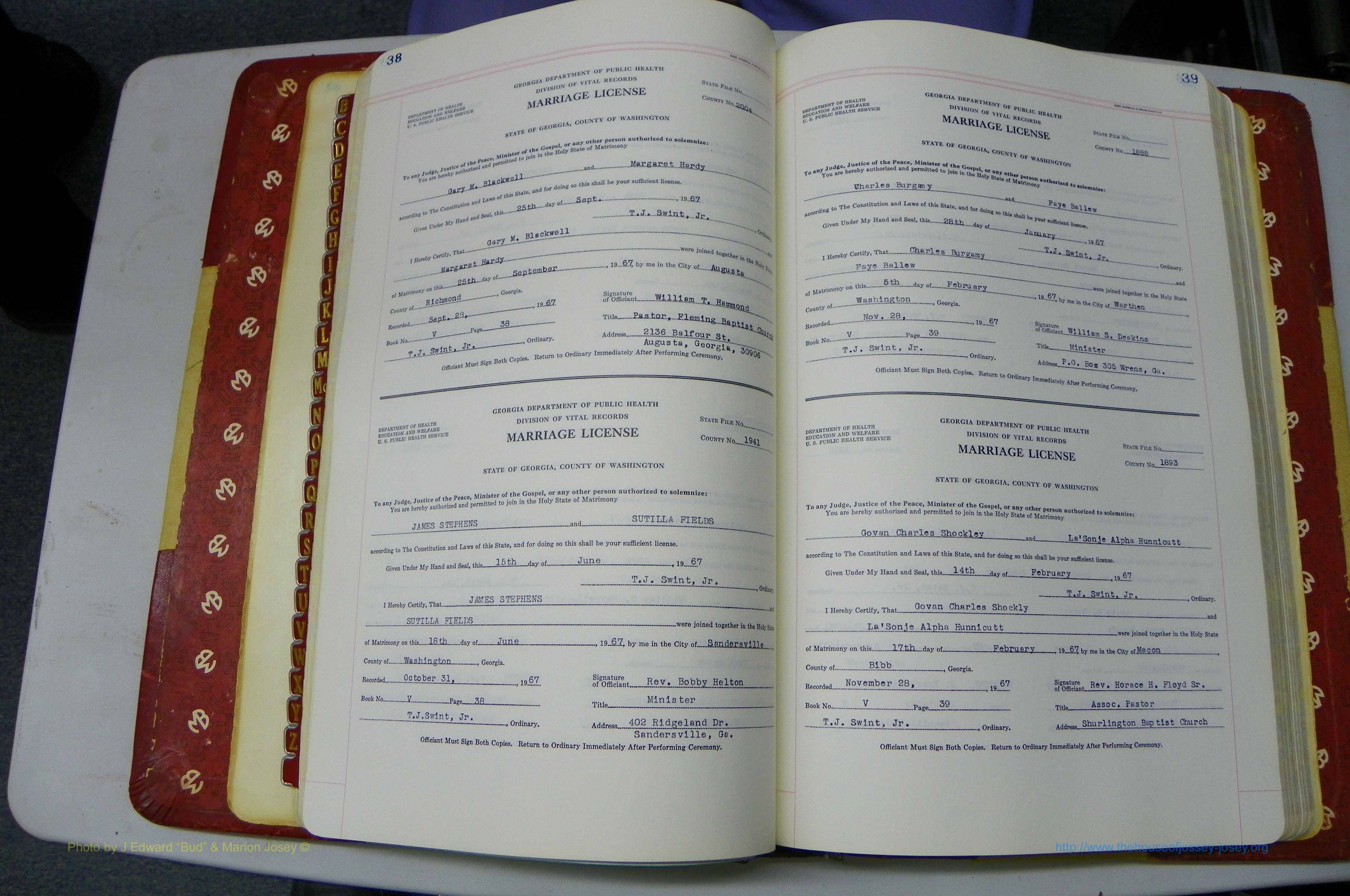 Was GA, Mar. Book V, 1966 - 1975, White, P 038-039.JPG