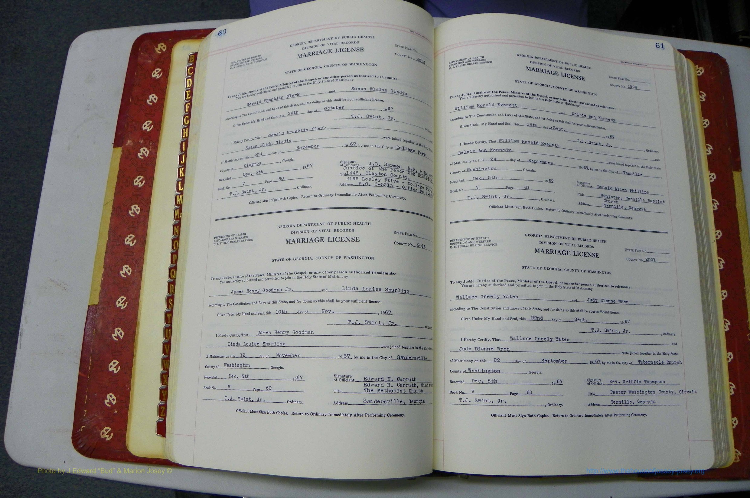 Was GA, Mar. Book V, 1966 - 1975, White, P 060-061.JPG