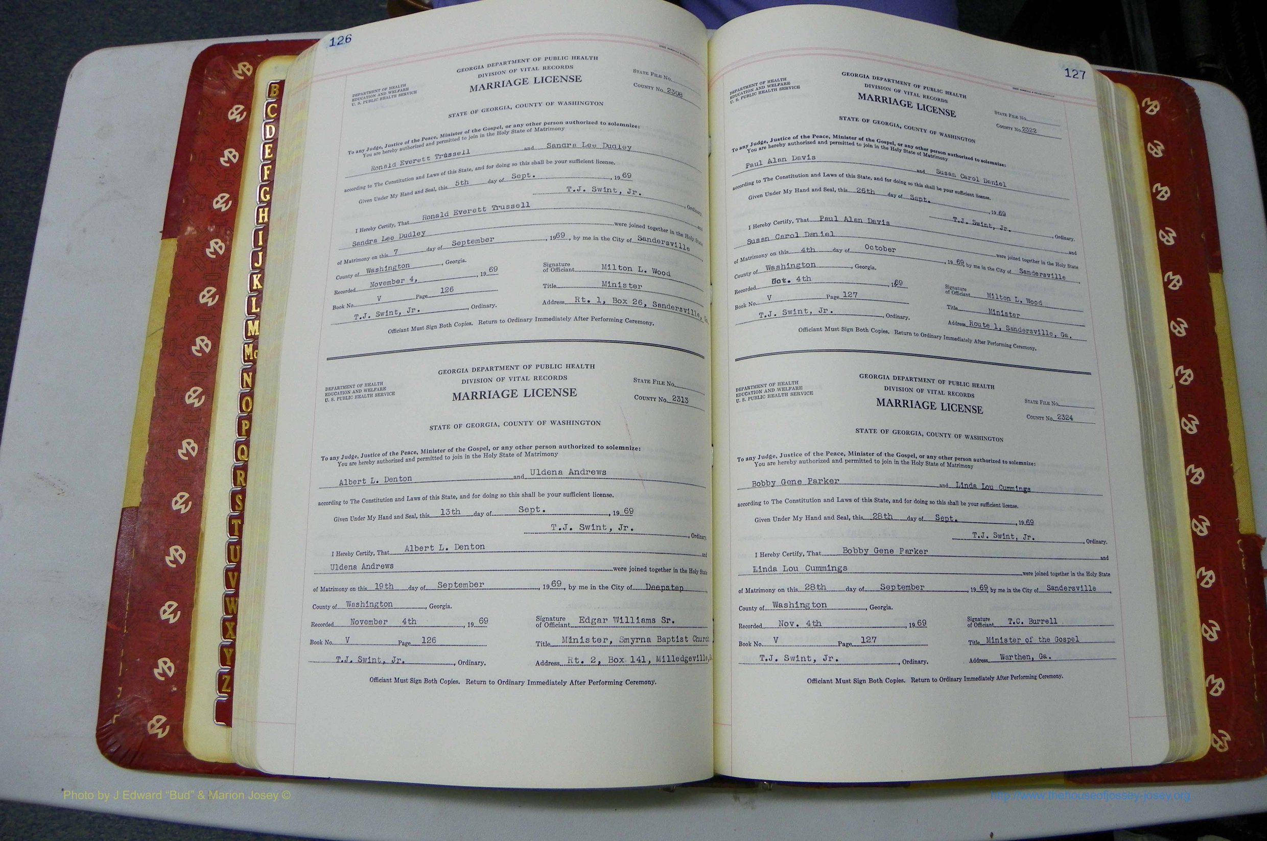 Was GA, Mar. Book V, 1966 - 1975, White, P 126-127.JPG