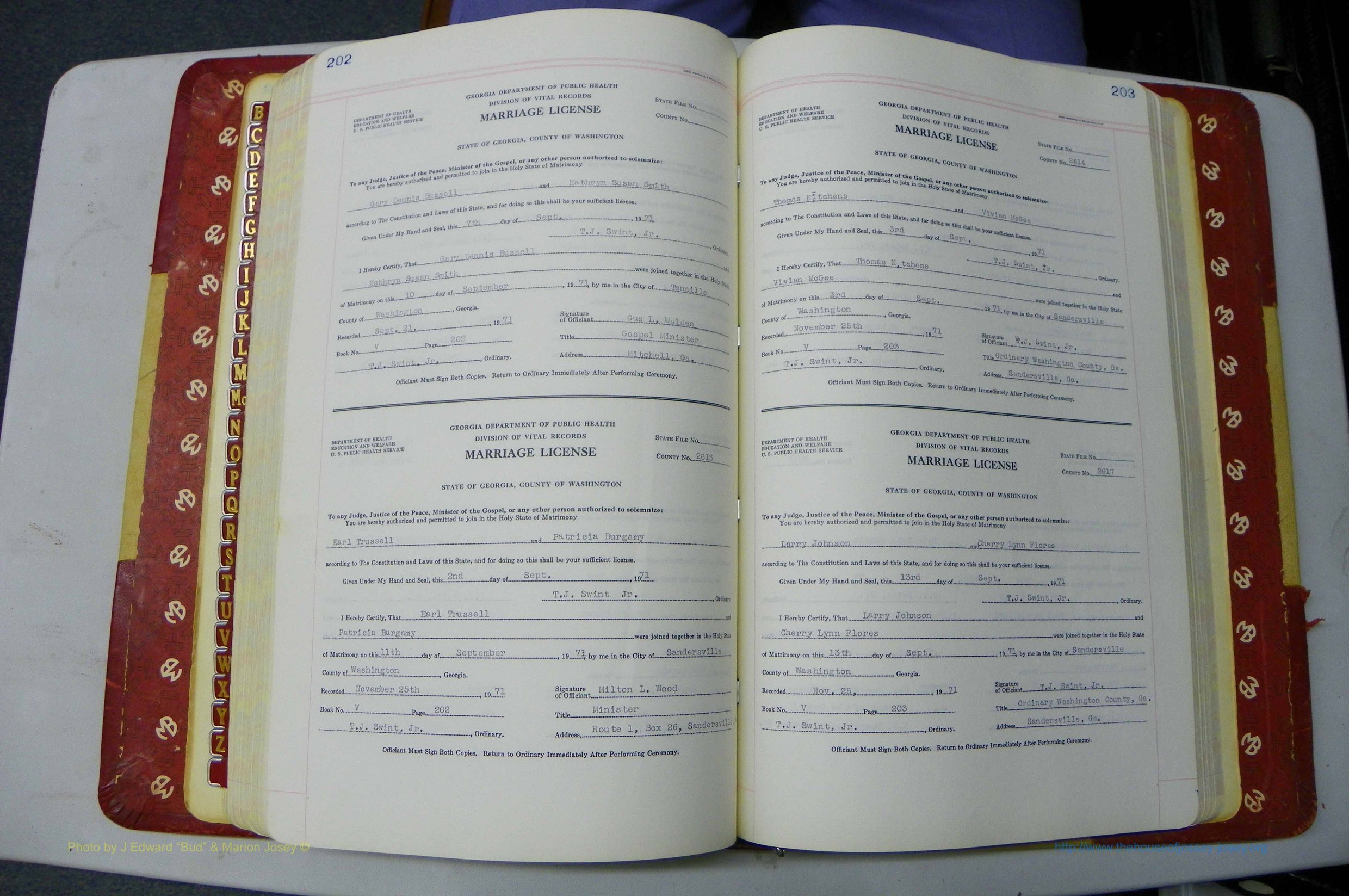 Was GA, Mar. Book V, 1966 - 1975, White, P 202-203.JPG