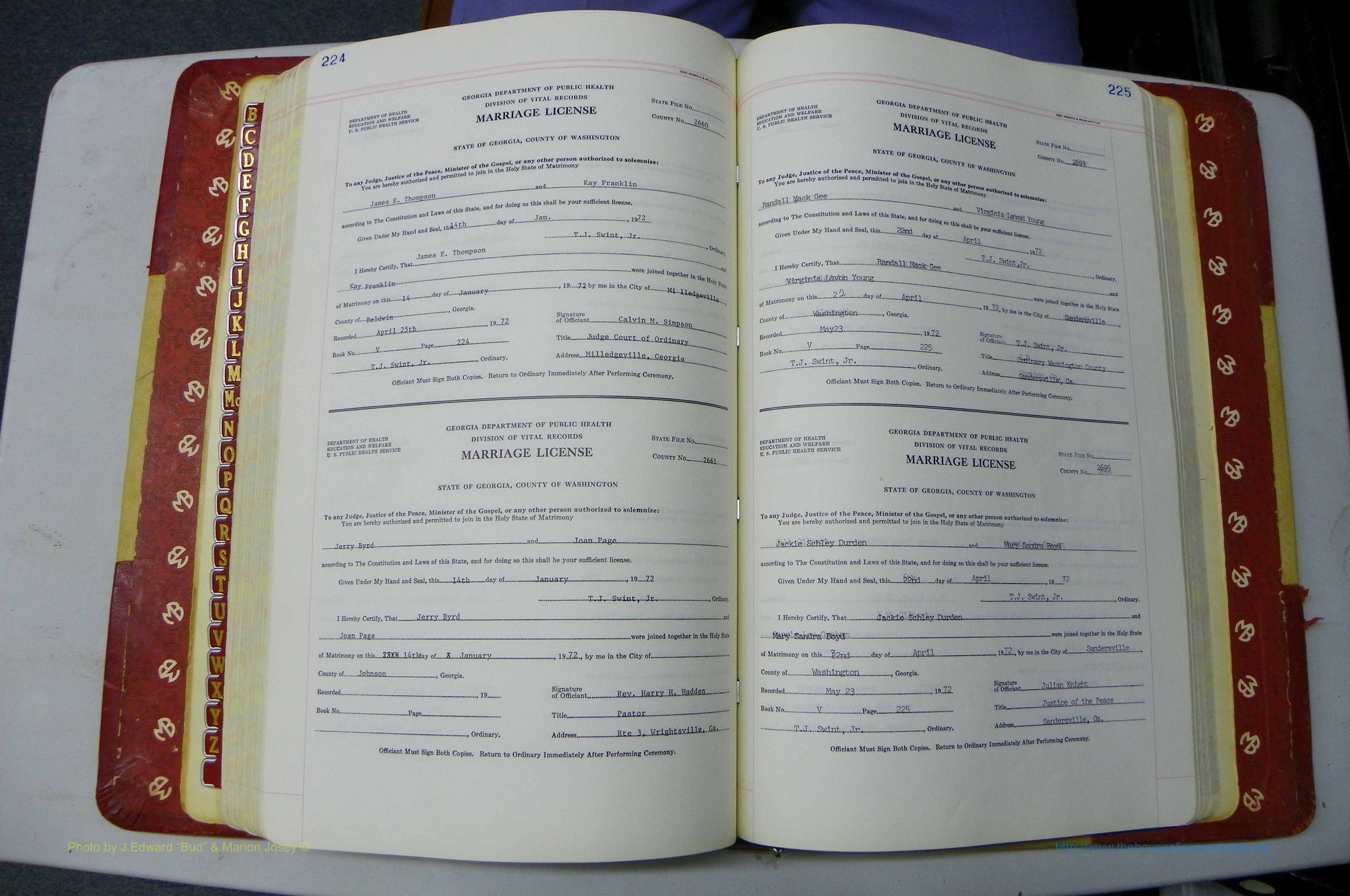 Was GA, Mar. Book V, 1966 - 1975, White, P 224-225.JPG