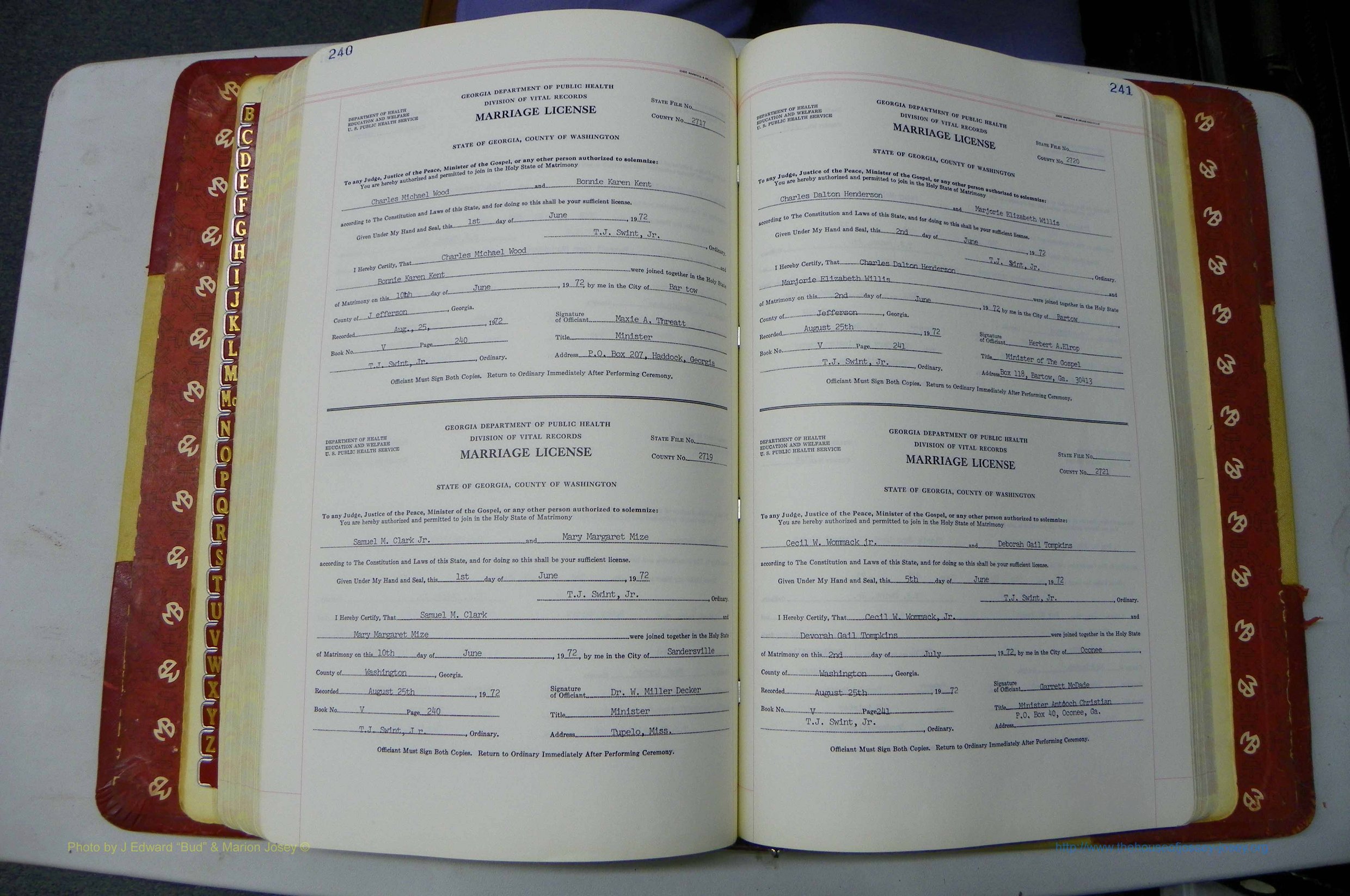 Was GA, Mar. Book V, 1966 - 1975, White, P 240-241.JPG