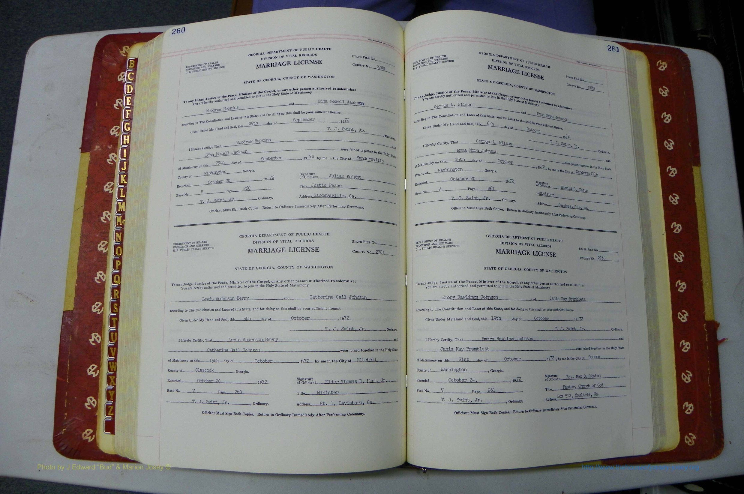 Was GA, Mar. Book V, 1966 - 1975, White, P 260-261.JPG
