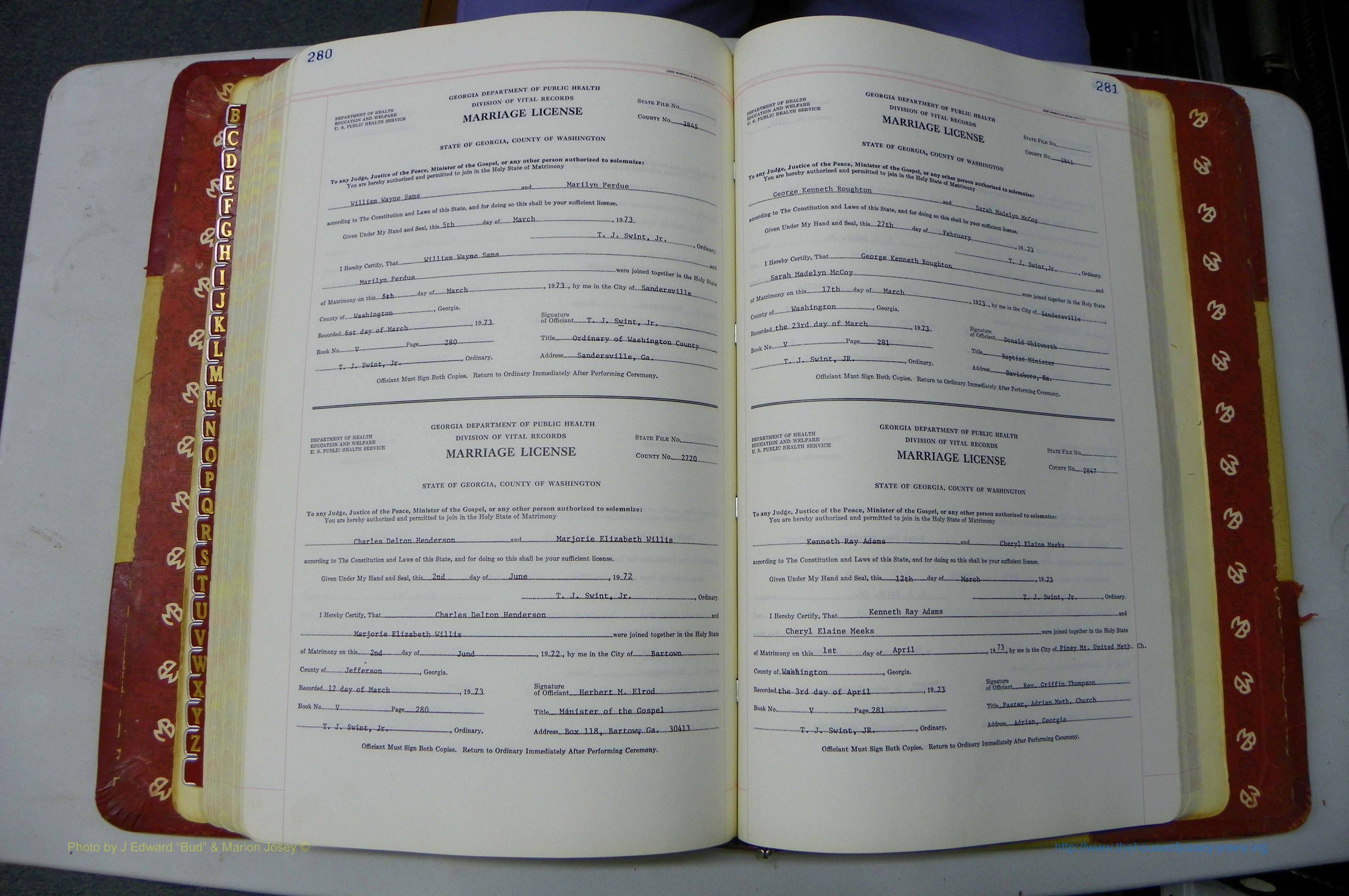 Was GA, Mar. Book V, 1966 - 1975, White, P 280-281.JPG