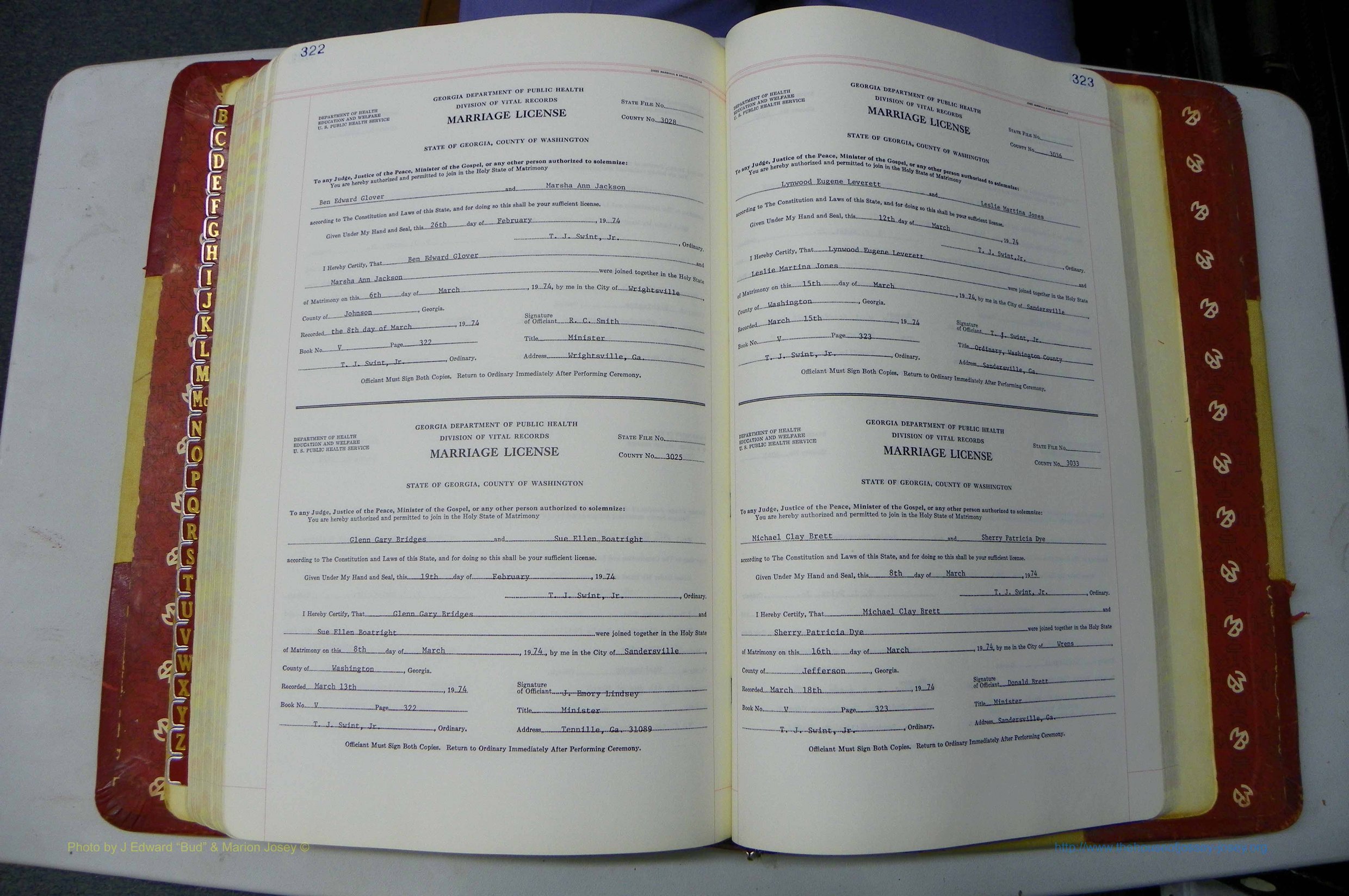 Was GA, Mar. Book V, 1966 - 1975, White, P 322-323.JPG