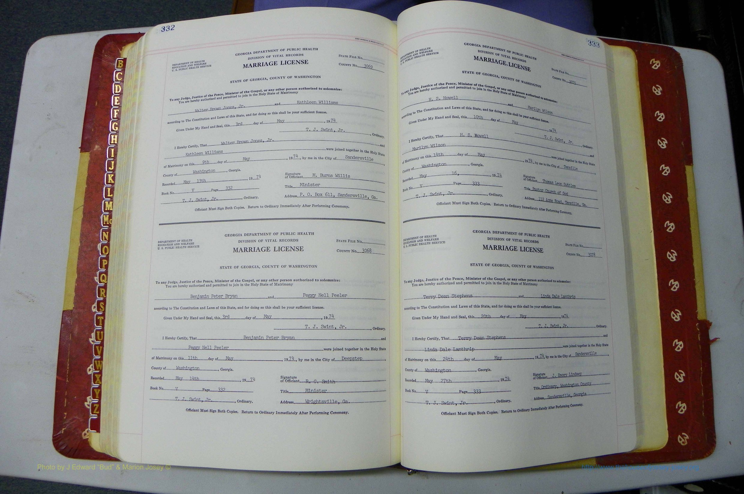Was GA, Mar. Book V, 1966 - 1975, White, P 332-333.JPG