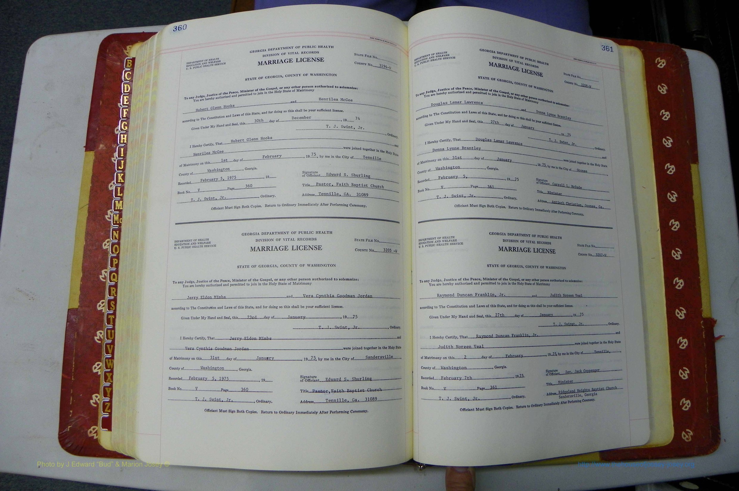 Was GA, Mar. Book V, 1966 - 1975, White, P 360-361.JPG