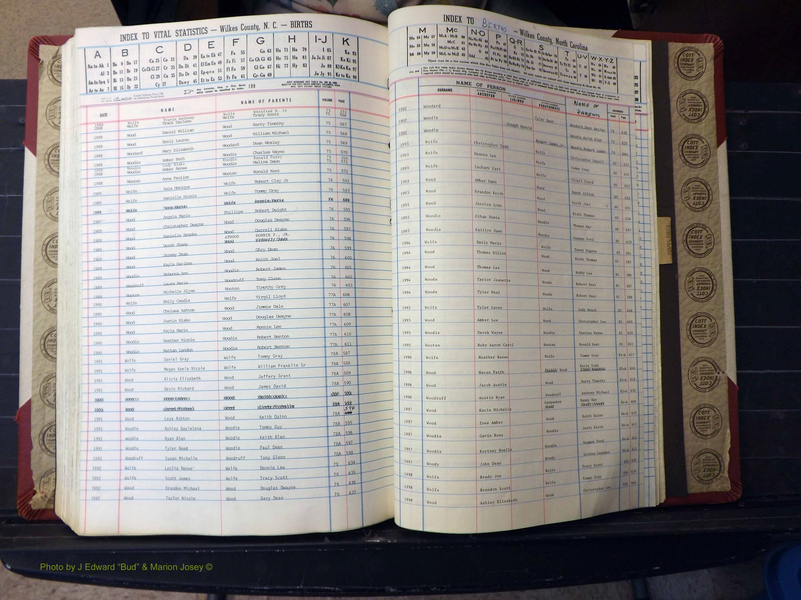 Wilkes Co, NC, Births, L-Z, 1962-2012 (302).JPG