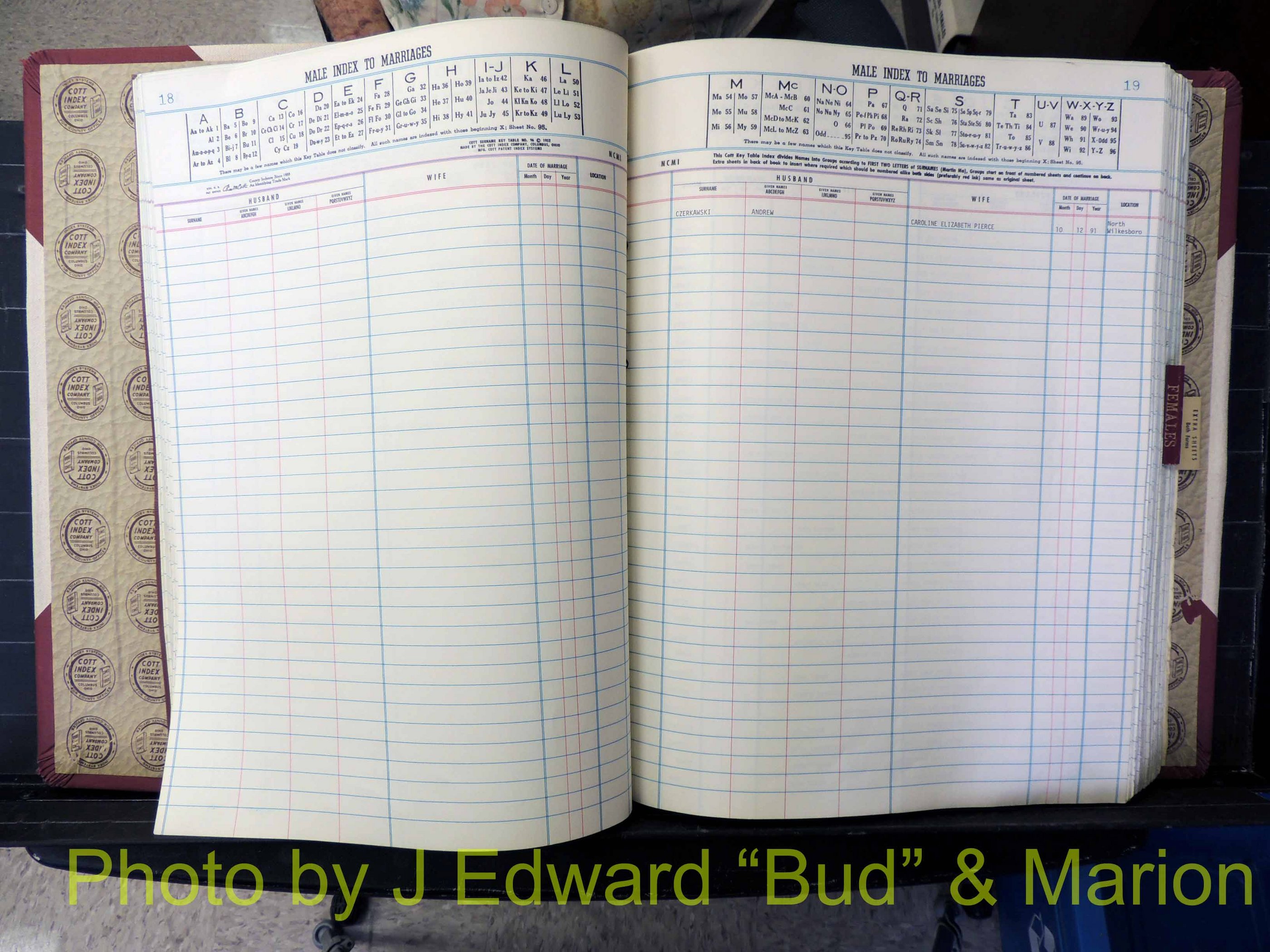 Wilkes Co, NC, Marriage Book 10, 1991-2001 (131).JPG