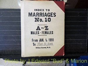 Wilkes Co, NC, Marriage Book 10, 1991-2001 (100).JPG