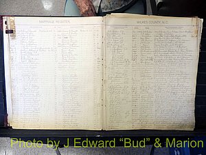 Wilkes Co, NC, Marriage Book 2, 1902-1911 (109).JPG