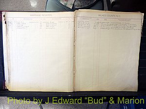 Wilkes Co, NC, Marriage Book 2, 1902-1911 (114).JPG