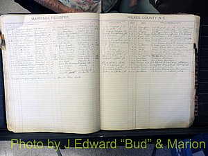 Wilkes Co, NC, Marriage Book 4, 1920-1937 (136).JPG