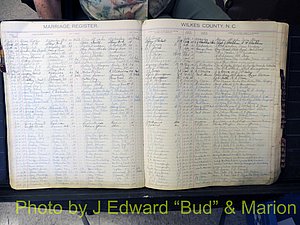 Wilkes Co, NC, Marriage Book 4, 1920-1937 (138).JPG