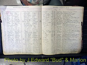 Wilkes Co, NC, Marriage Book 4, 1920-1937 (145).JPG