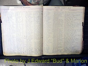 Wilkes Co, NC, Marriage Book 4, 1920-1937 (148).JPG
