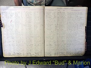 Wilkes Co, NC, Marriage Book 4, 1920-1937 (153).JPG