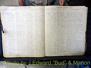 Wilkes Co, NC, Marriage Book 4, 1920-1937 (163).JPG