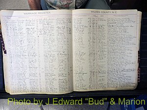 Wilkes Co, NC, Marriage Book 4, 1920-1937 (165).JPG