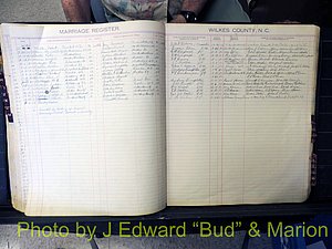 Wilkes Co, NC, Marriage Book 4, 1920-1937 (169).JPG