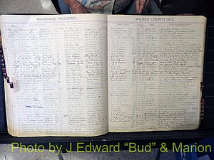 Wilkes Co, NC, Marriage Book 4, 1920-1937 (173).JPG