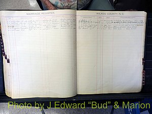 Wilkes Co, NC, Marriage Book 4, 1920-1937 (174).JPG