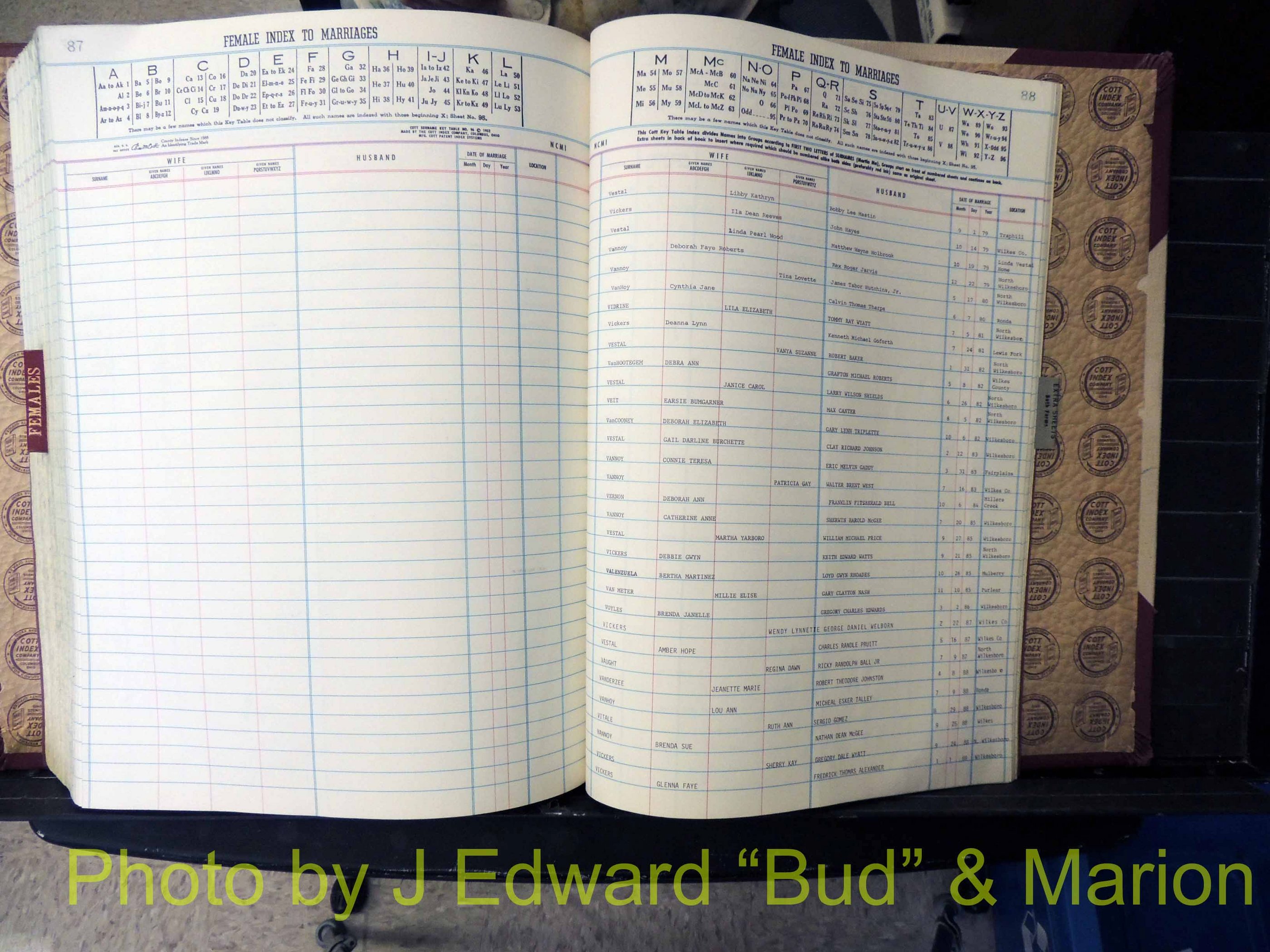 Wilkes Co, NC, Marriage Book 9, 1979-1991 (375).JPG