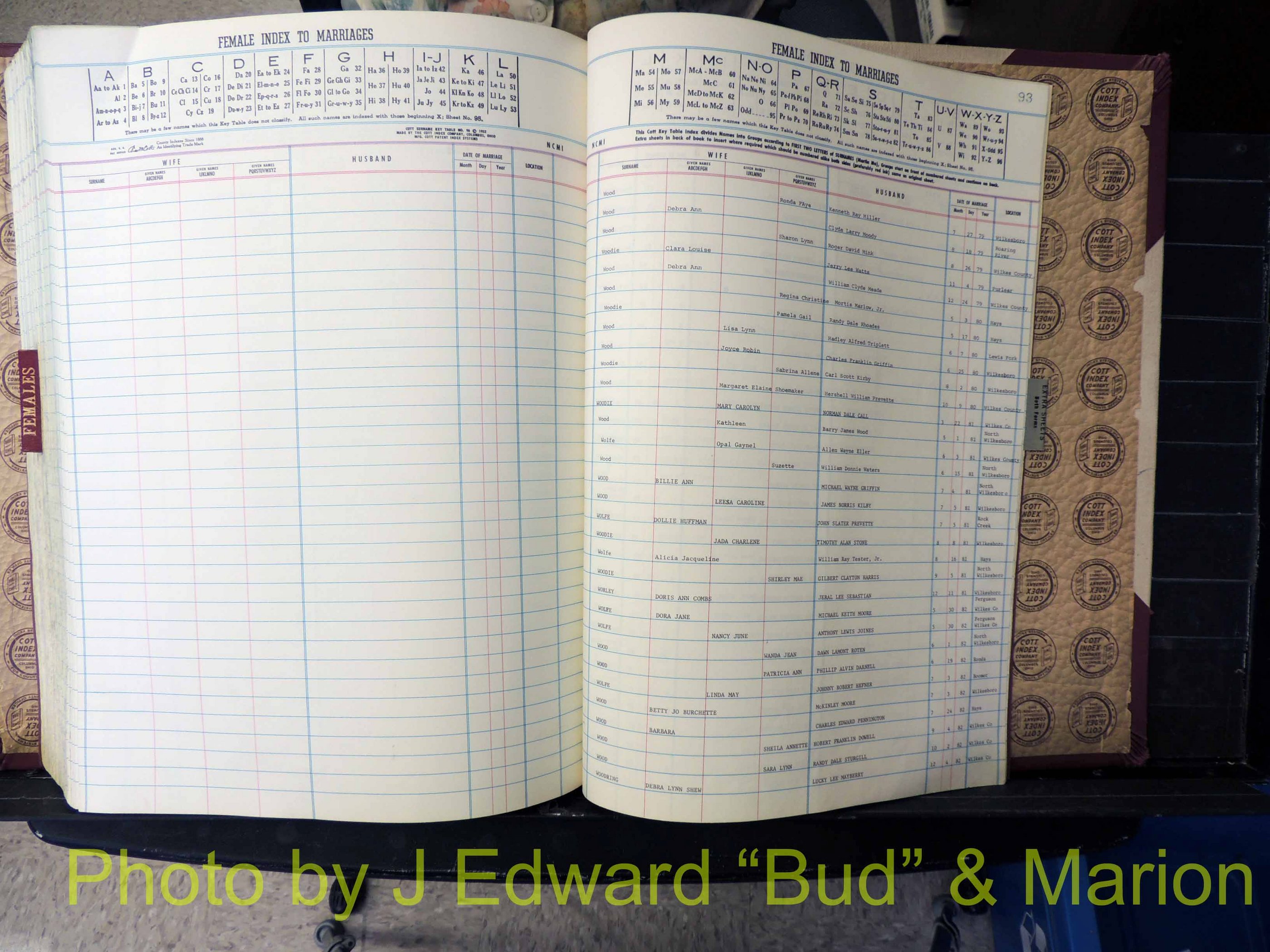 Wilkes Co, NC, Marriage Book 9, 1979-1991 (384).JPG