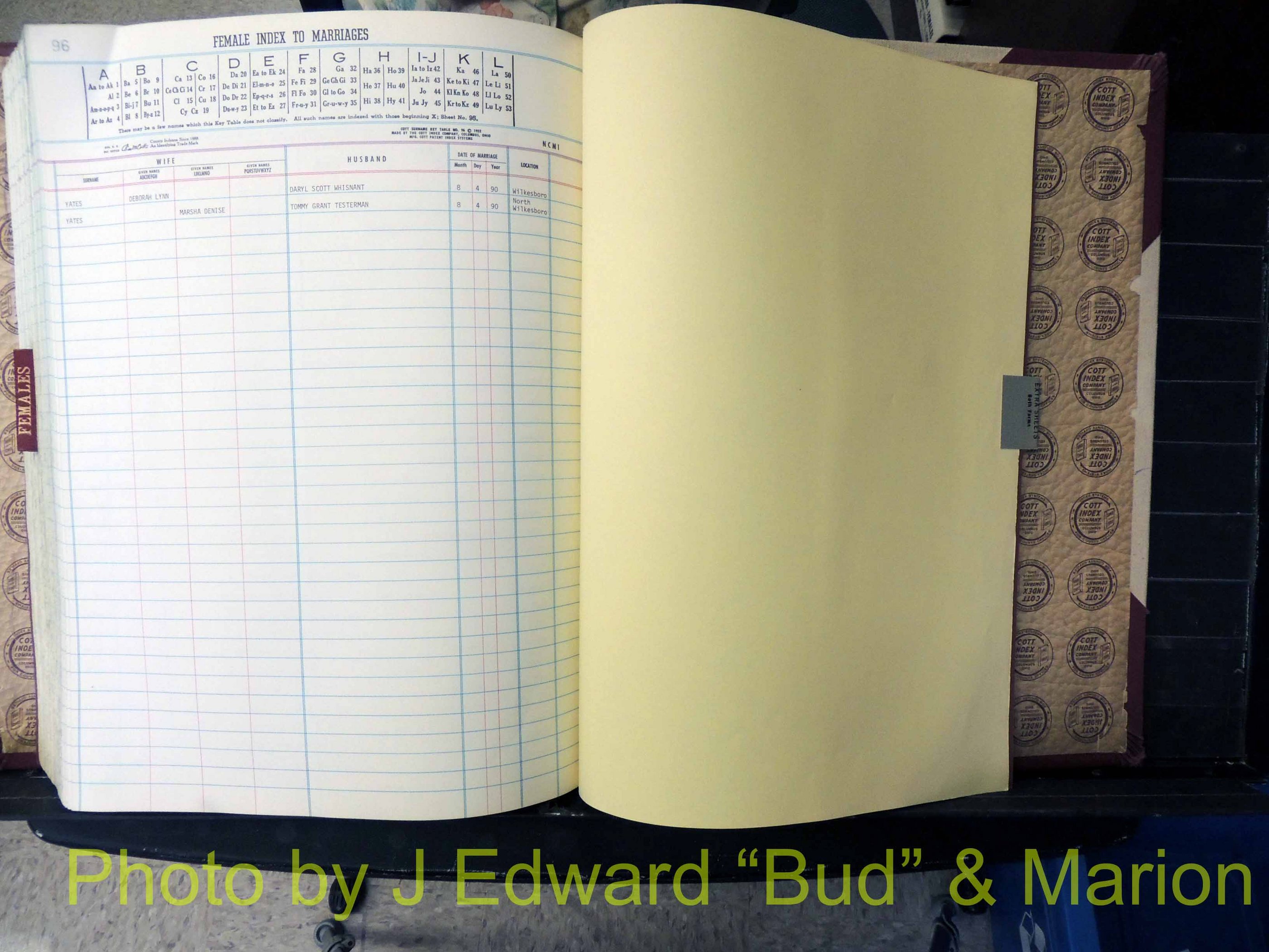 Wilkes Co, NC, Marriage Book 9, 1979-1991 (389).JPG