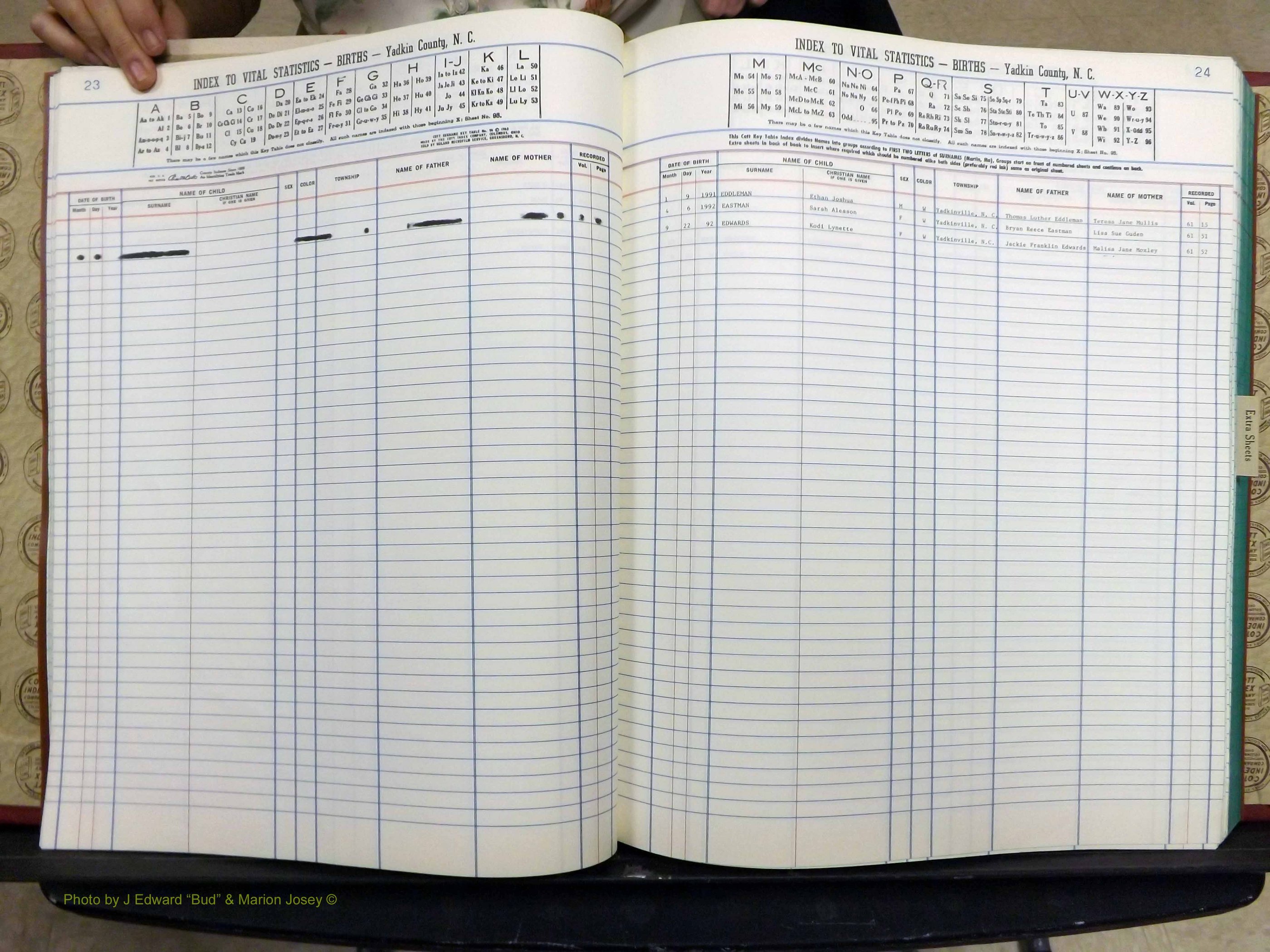 Yadkin Co, NC, Births, A-Z, 1991-2012 (121).JPG