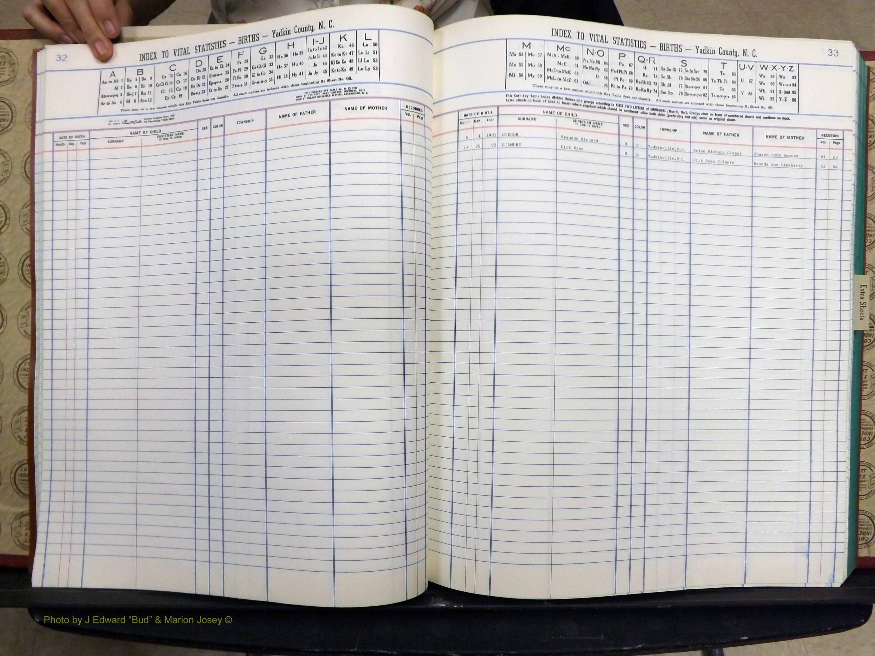 Yadkin Co, NC, Births, A-Z, 1991-2012 (128).JPG