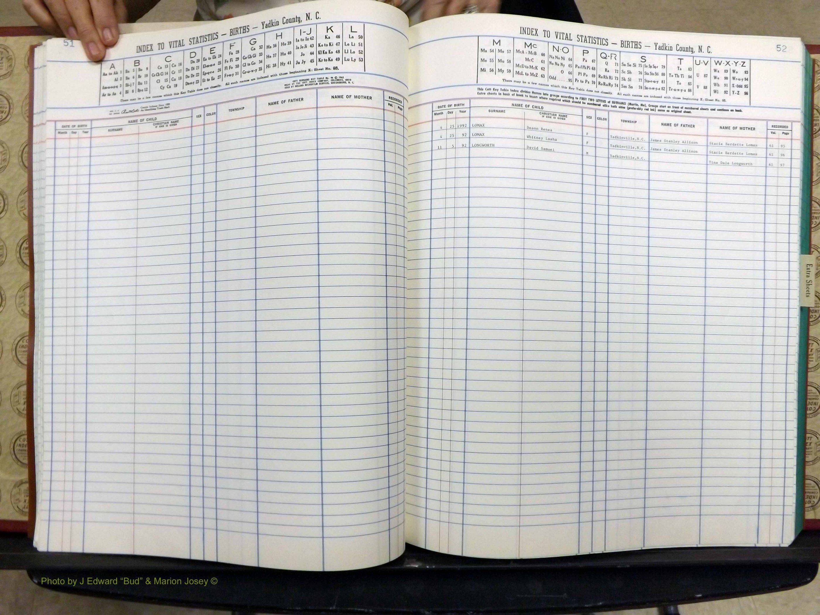 Yadkin Co, NC, Births, A-Z, 1991-2012 (141).JPG