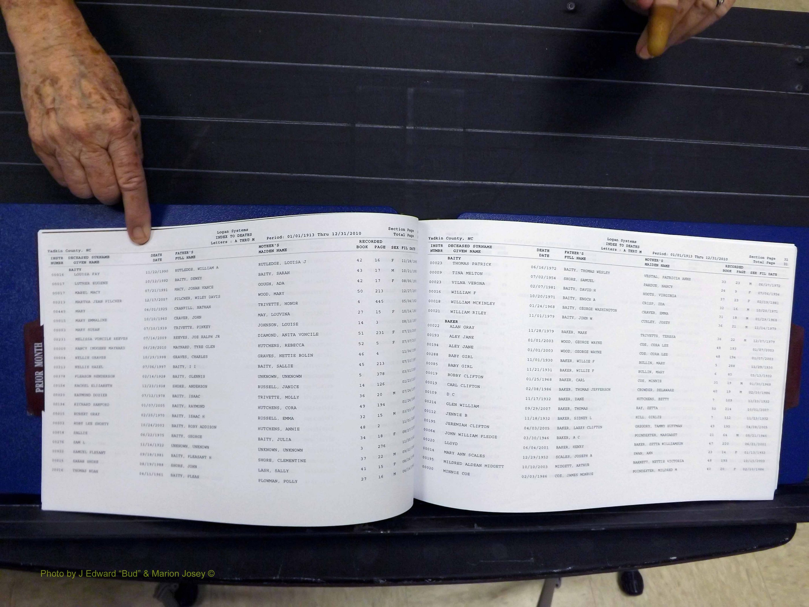 Yadkin Co, NC, Deaths, A-M, 1913-2012 (125).JPG