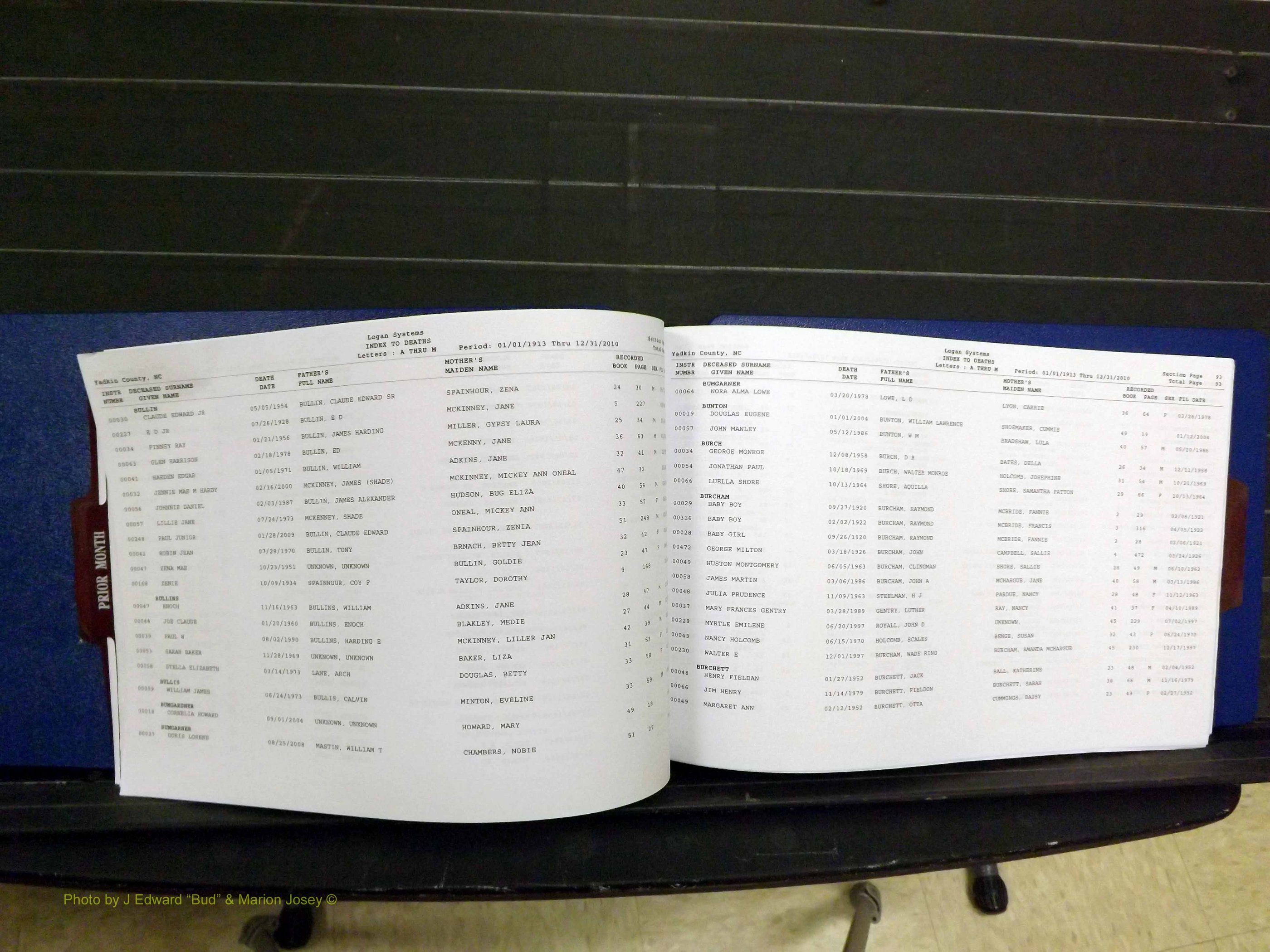 Yadkin Co, NC, Deaths, A-M, 1913-2012 (156).JPG
