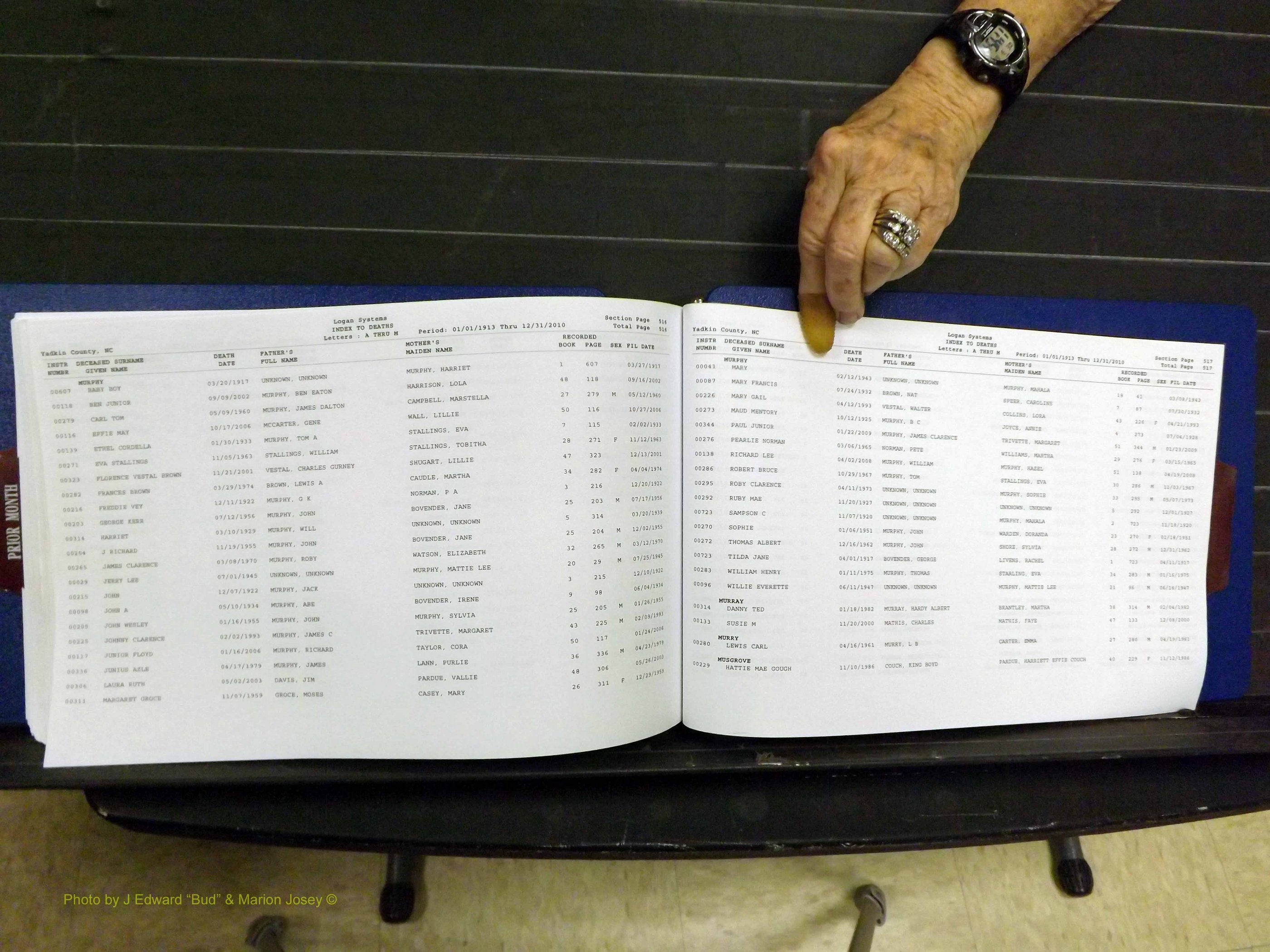 Yadkin Co, NC, Deaths, A-M, 1913-2012 (369).JPG