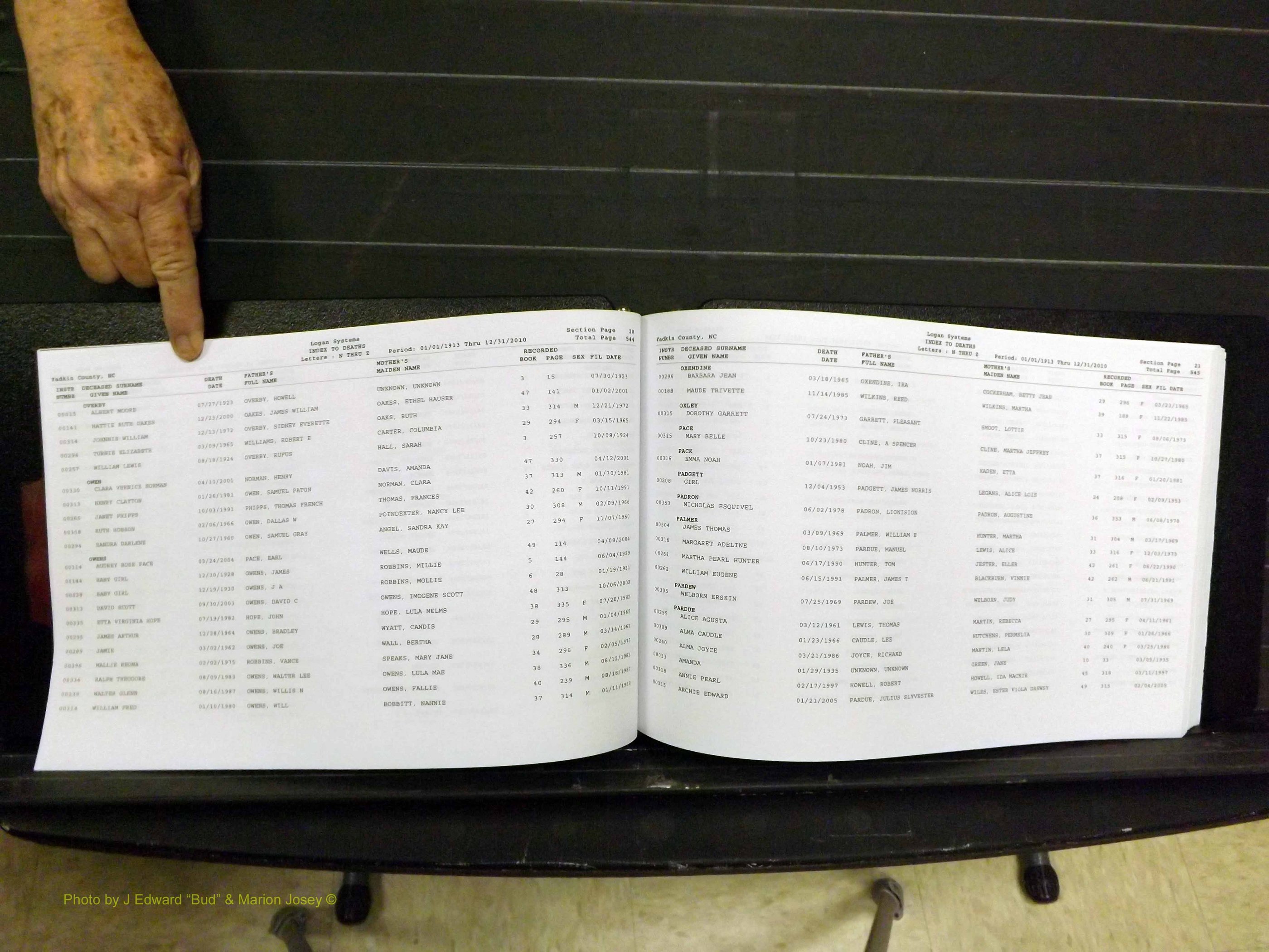 Yadkin Co, NC, Deaths, N-Z, 1913-2012 (116).JPG