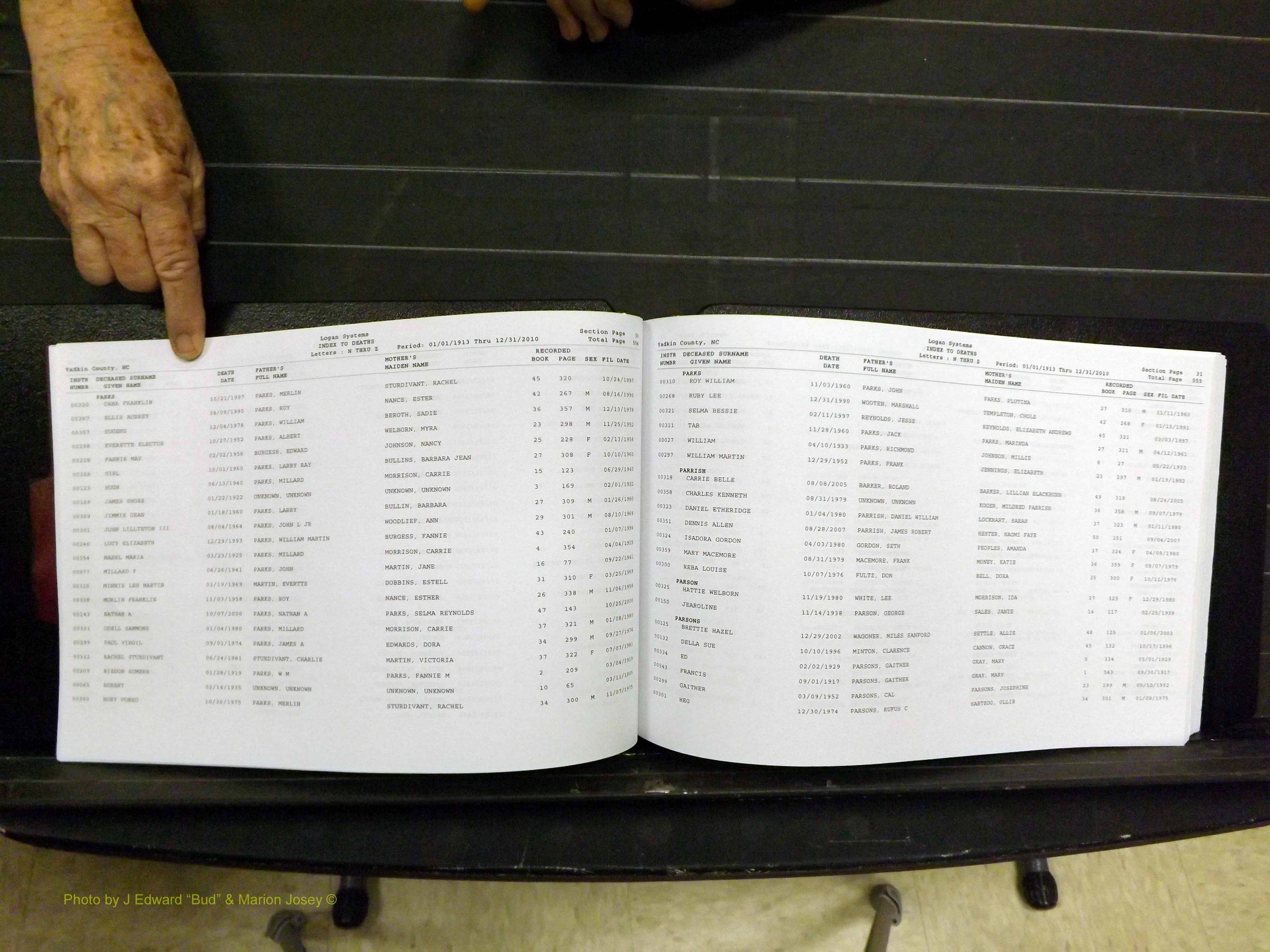 Yadkin Co, NC, Deaths, N-Z, 1913-2012 (121).JPG