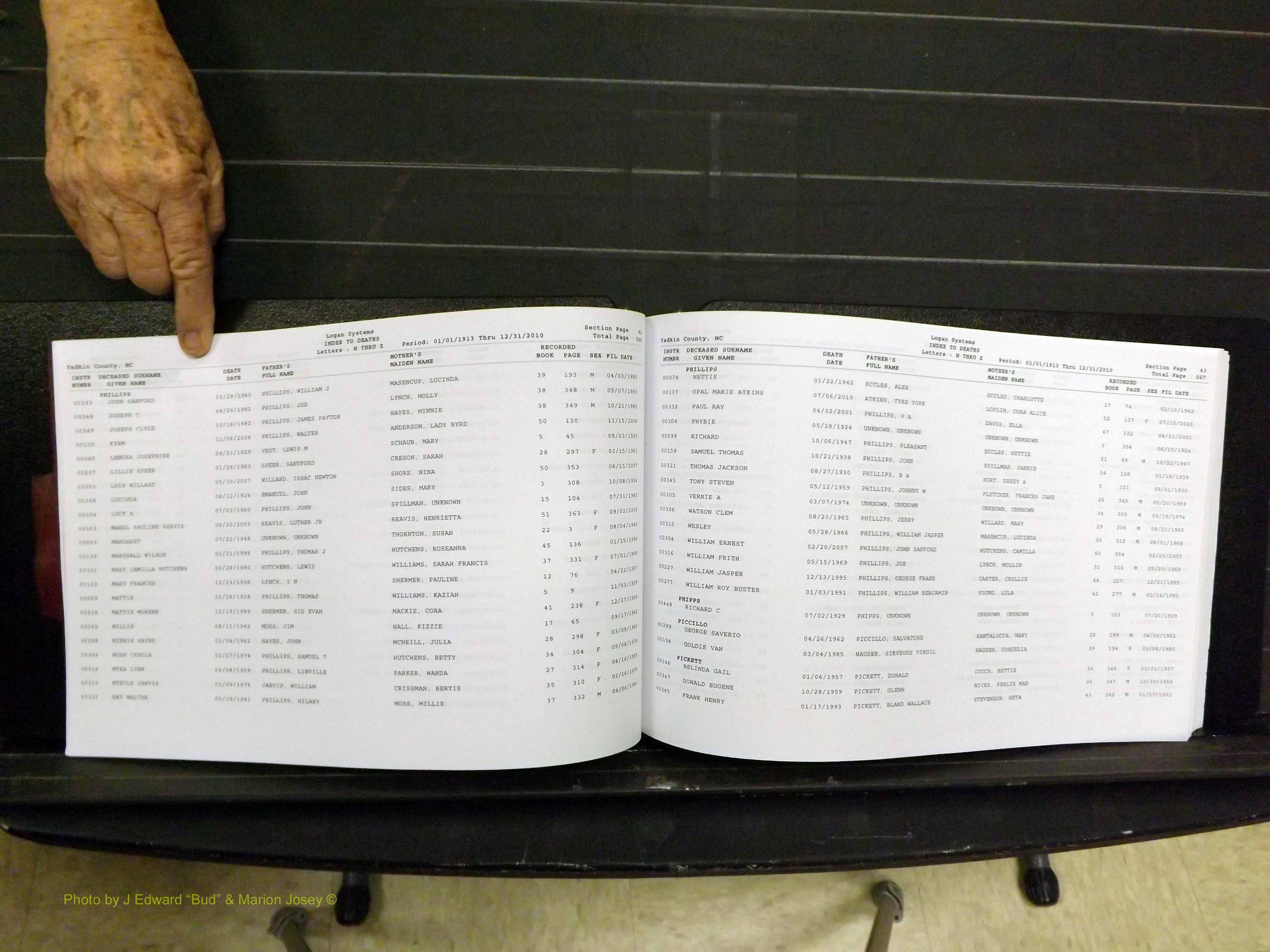 Yadkin Co, NC, Deaths, N-Z, 1913-2012 (127).JPG