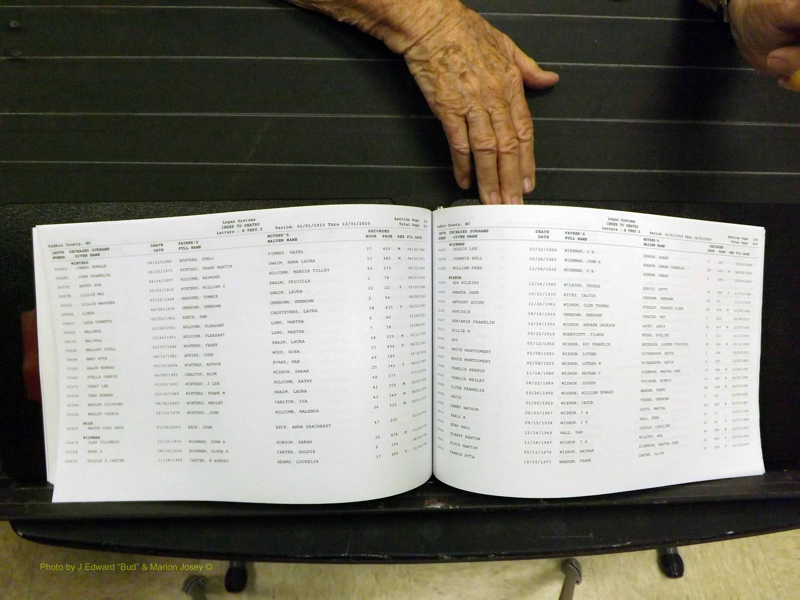 Yadkin Co, NC, Deaths, N-Z, 1913-2012 (261).JPG