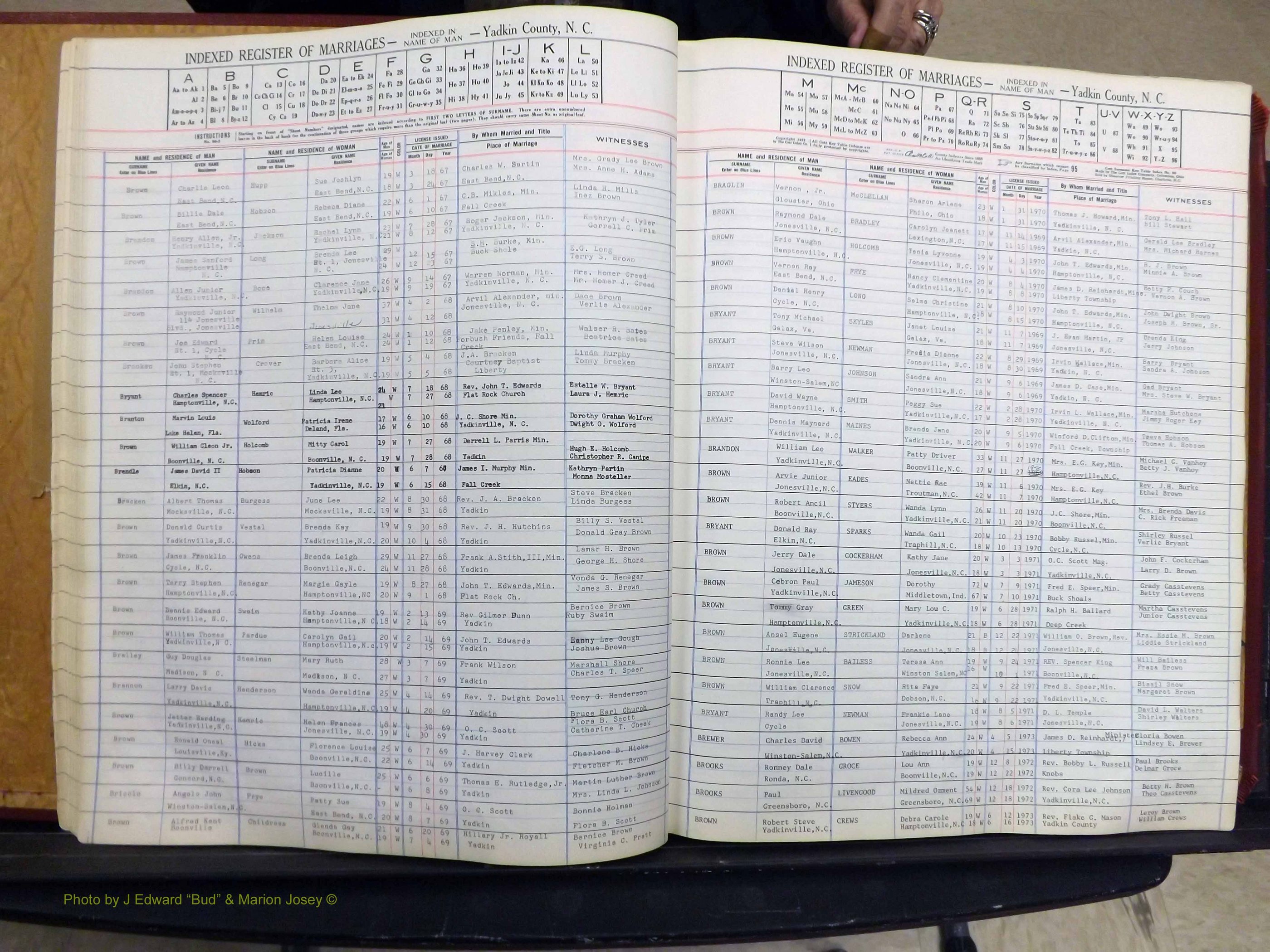 Yadkin Co, NC, Marriage Book 6, 1944-1979 (121).JPG