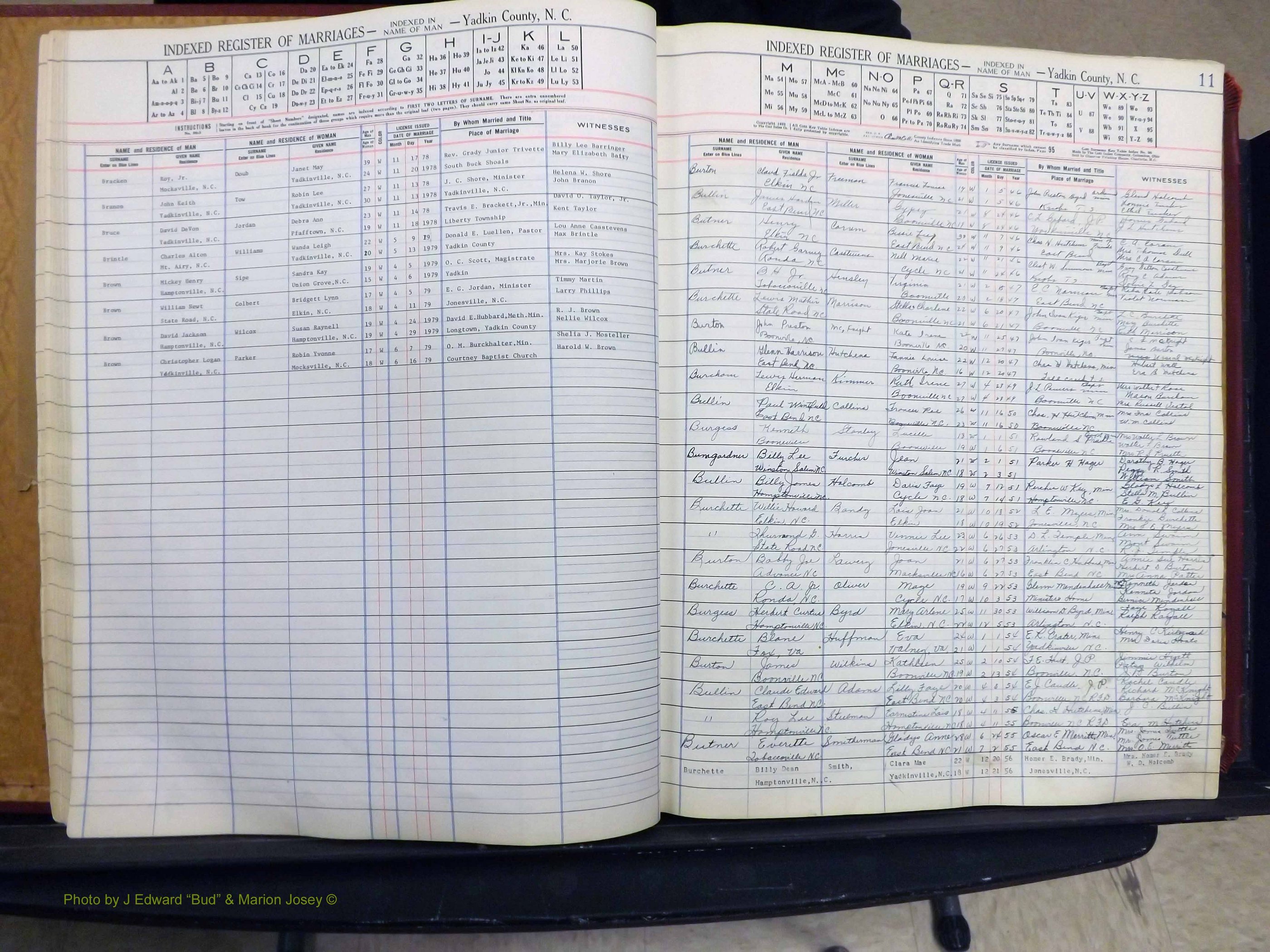 Yadkin Co, NC, Marriage Book 6, 1944-1979 (123).JPG