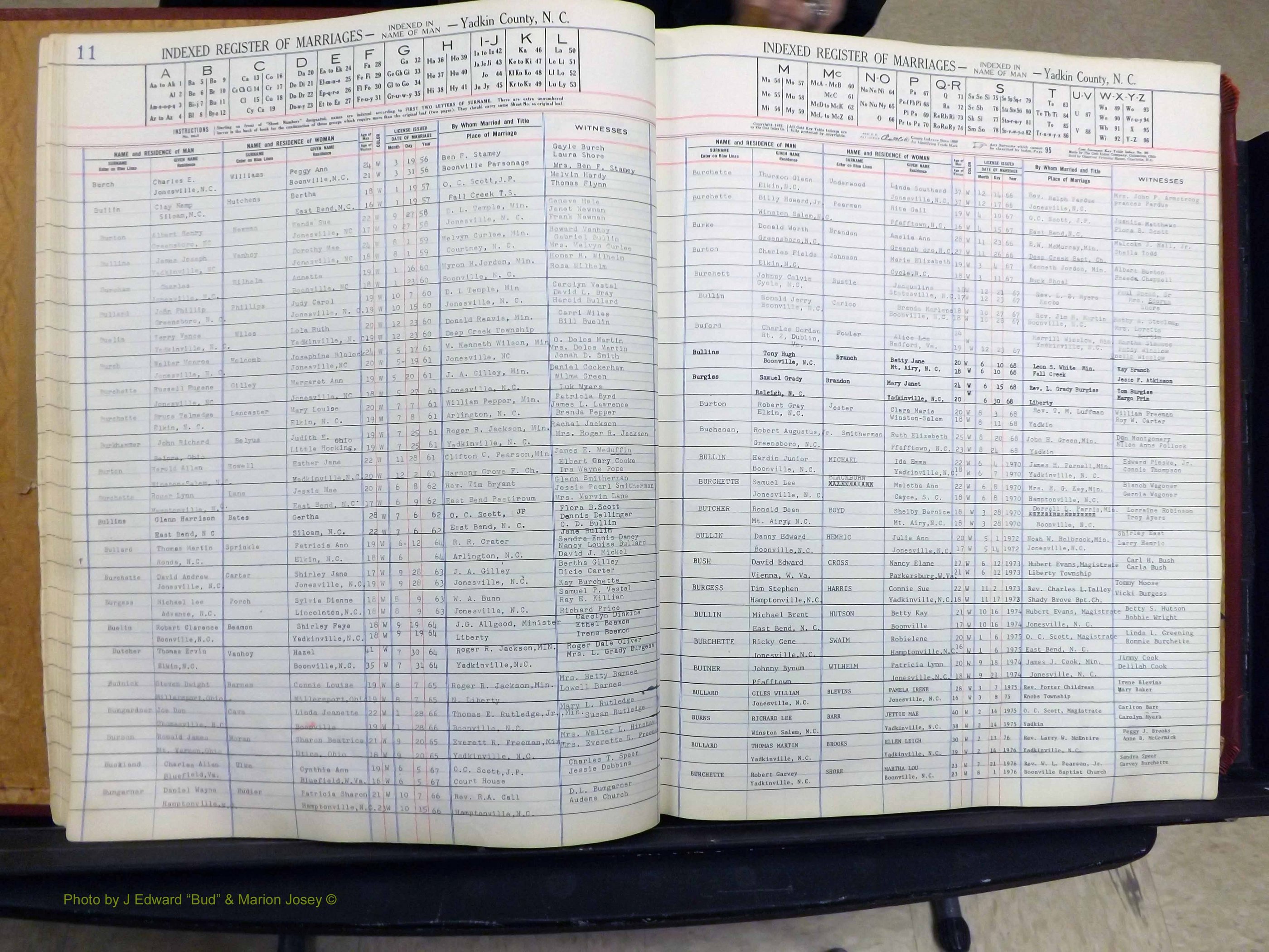 Yadkin Co, NC, Marriage Book 6, 1944-1979 (124).JPG