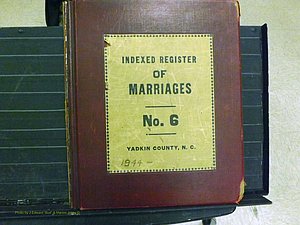 Yadkin Co, NC, Marriage Book 6, 1944-1979 (100).JPG