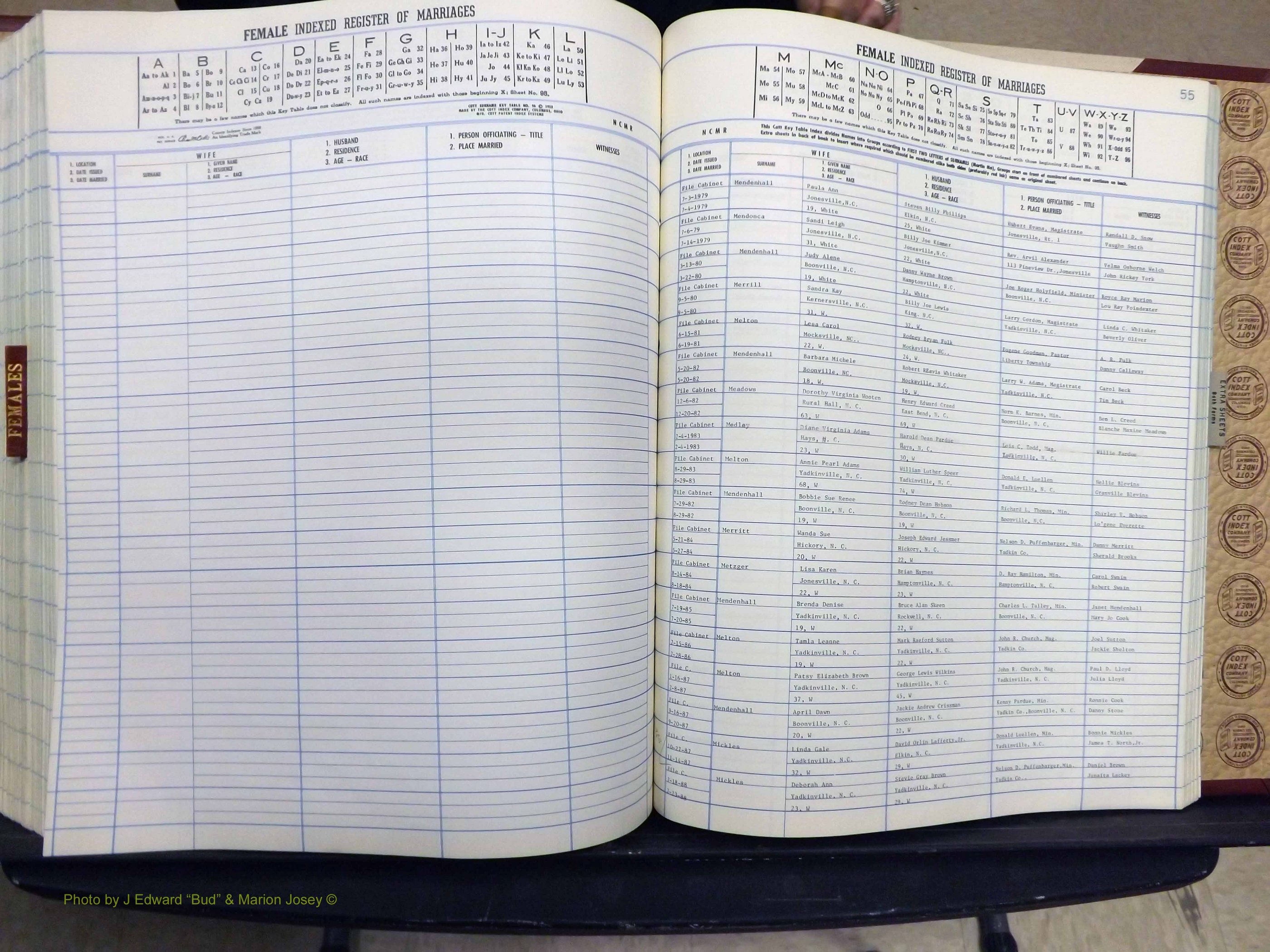 Yadkin Co, NC, Marriage Book 7, 1979-1991 (325).JPG