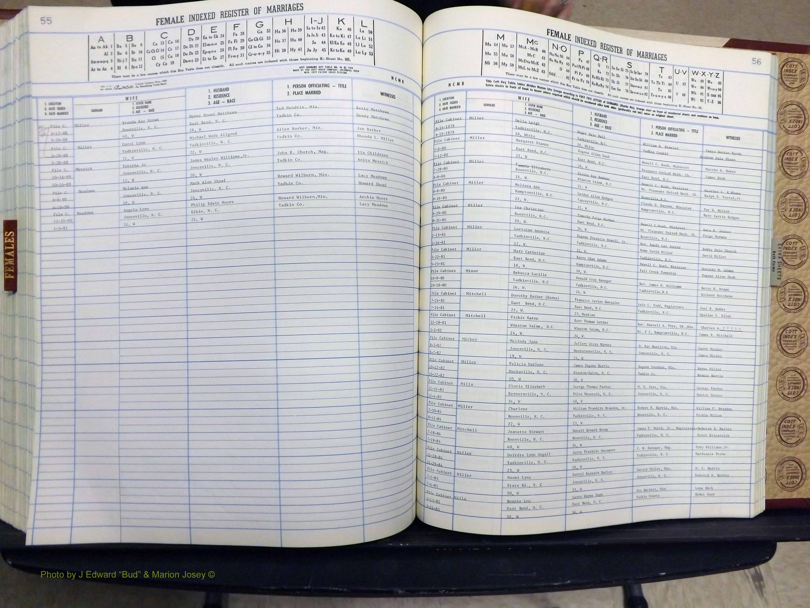 Yadkin Co, NC, Marriage Book 7, 1979-1991 (326).JPG