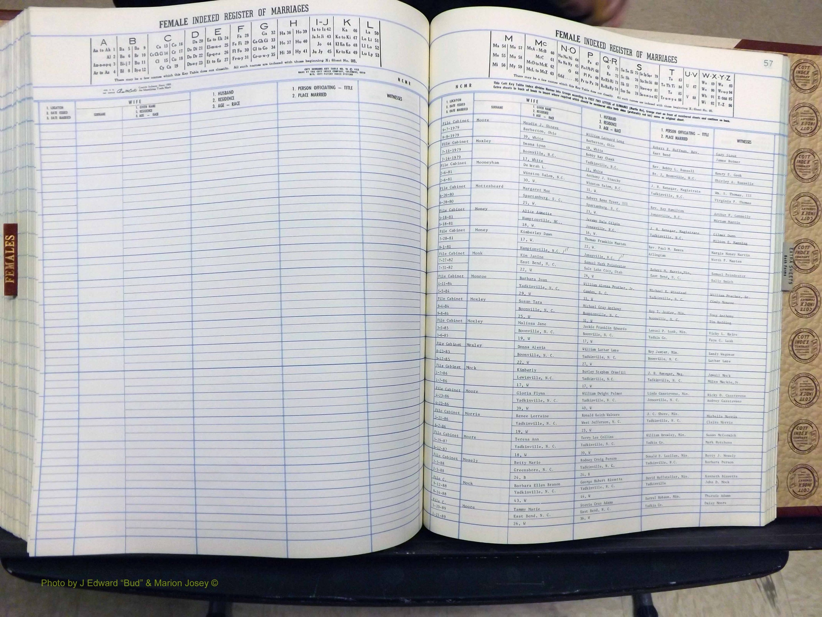 Yadkin Co, NC, Marriage Book 7, 1979-1991 (328).JPG