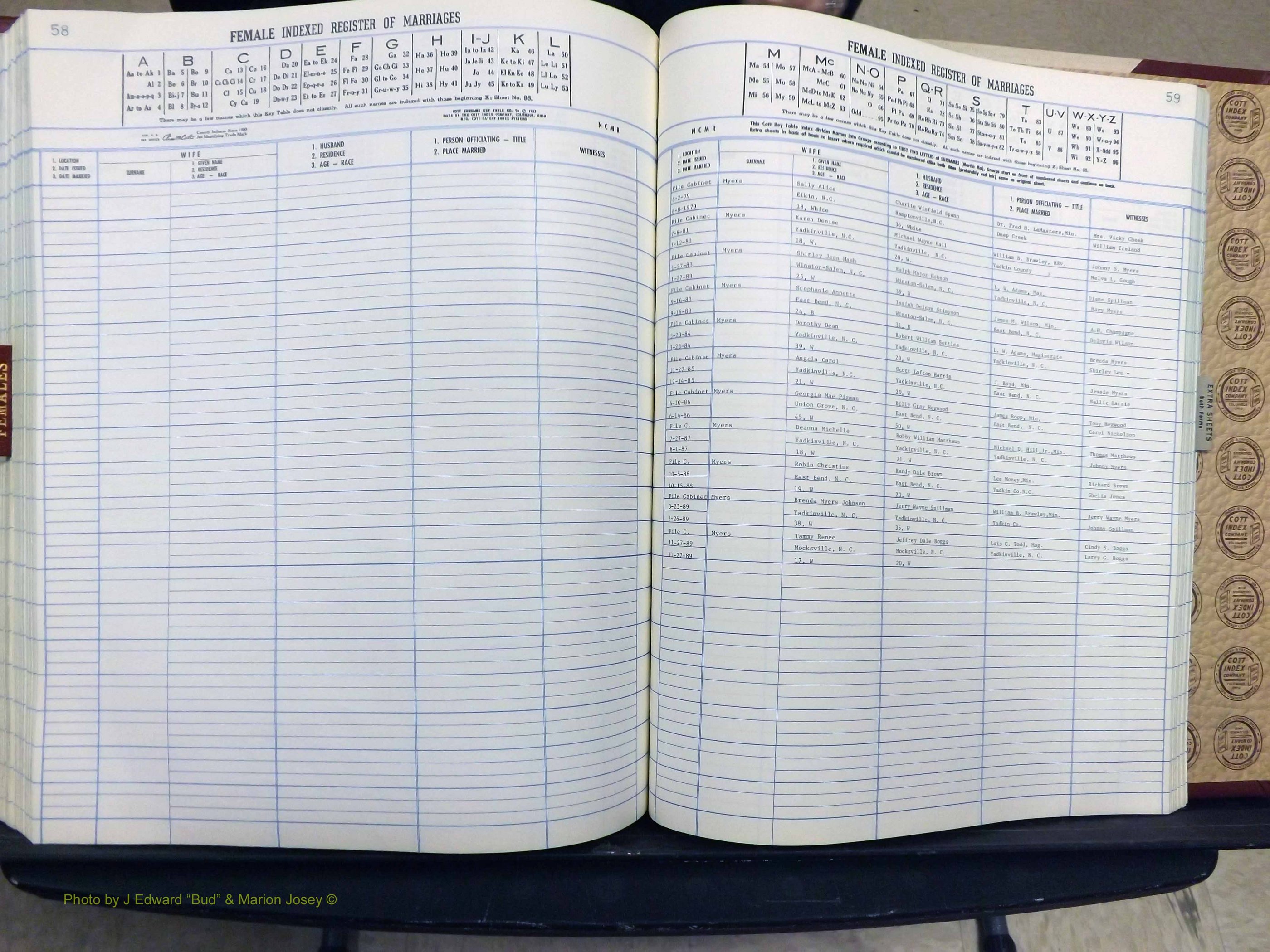 Yadkin Co, NC, Marriage Book 7, 1979-1991 (330).JPG