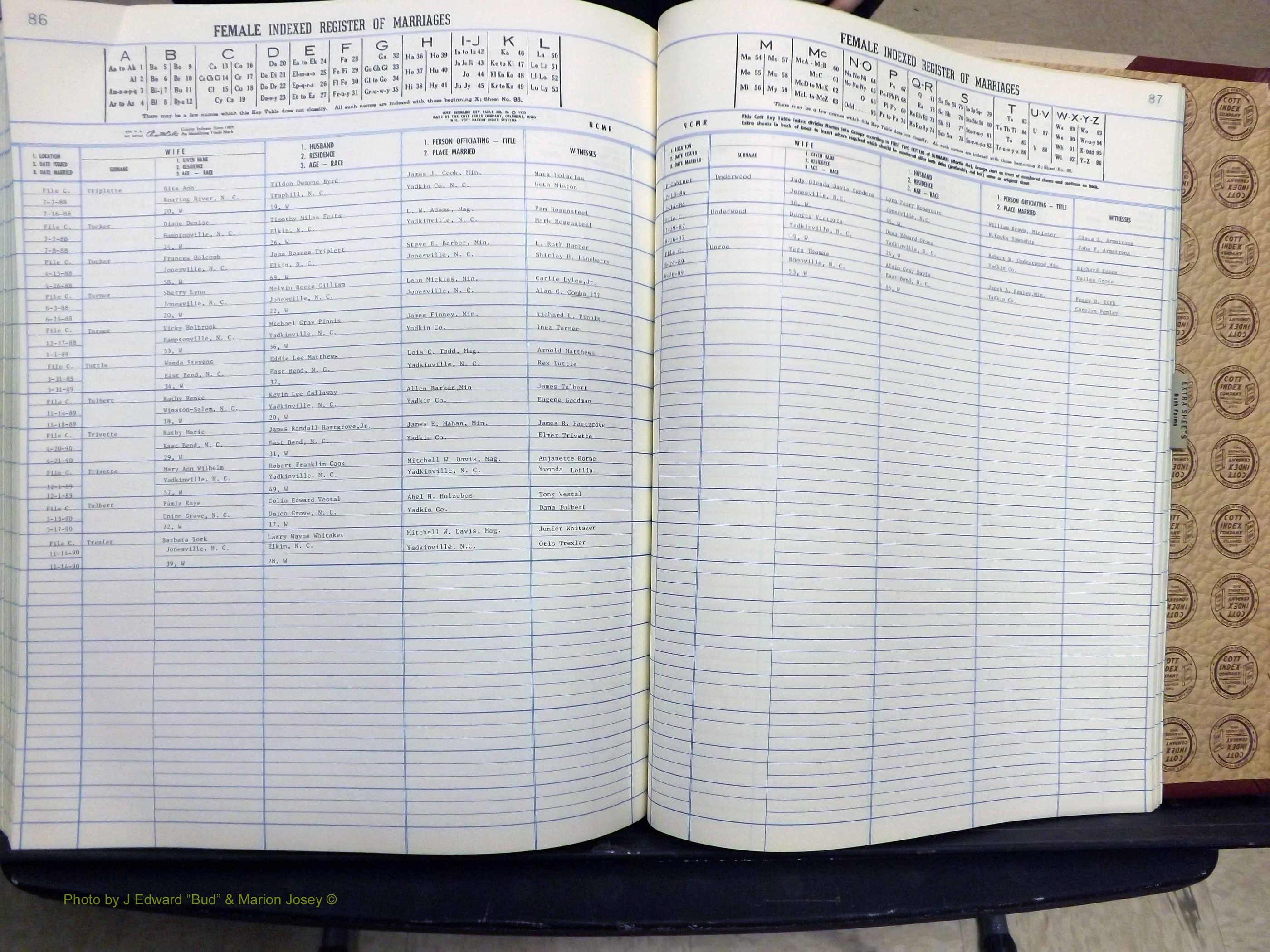 Yadkin Co, NC, Marriage Book 7, 1979-1991 (367).JPG