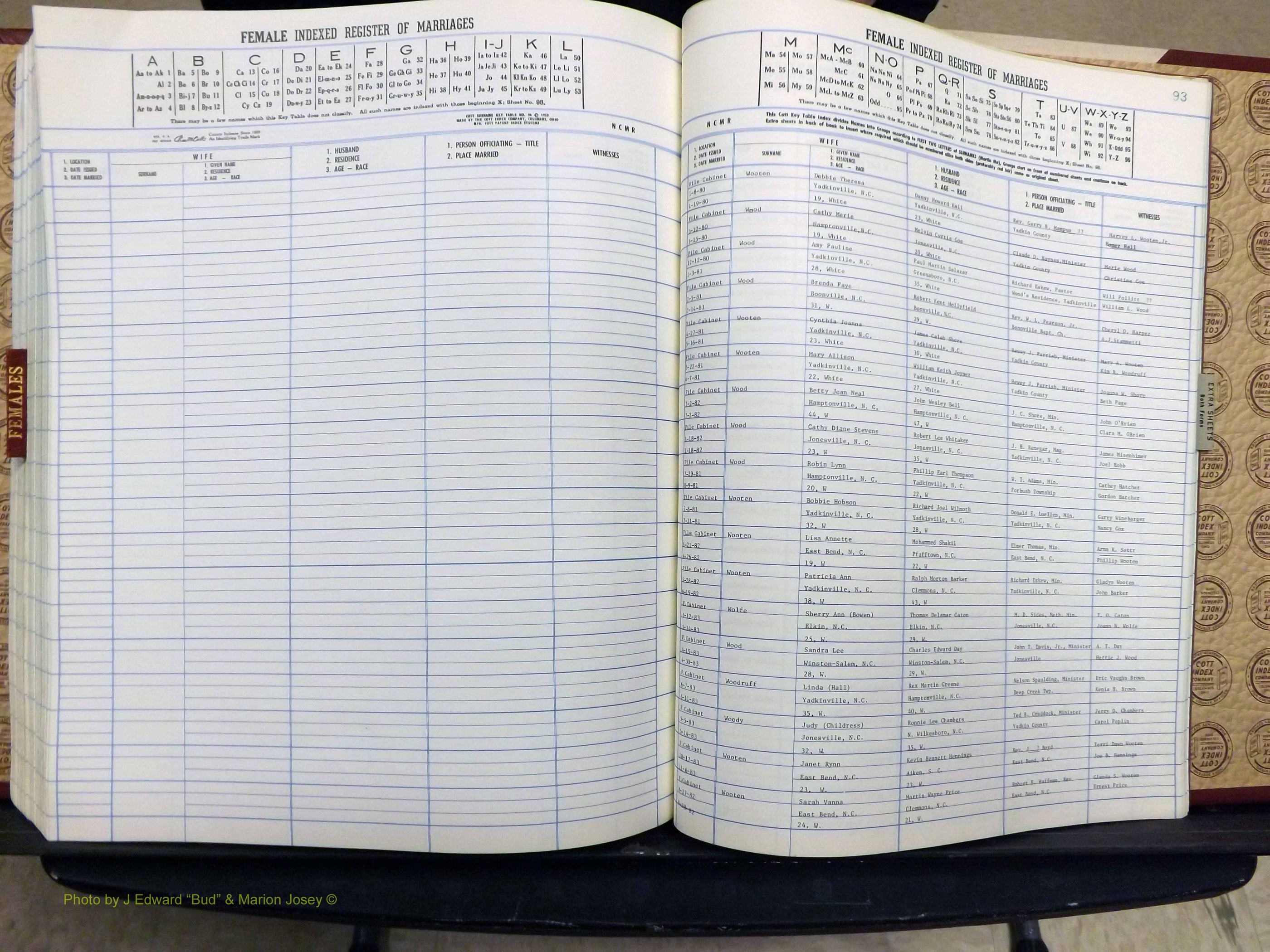 Yadkin Co, NC, Marriage Book 7, 1979-1991 (378).JPG