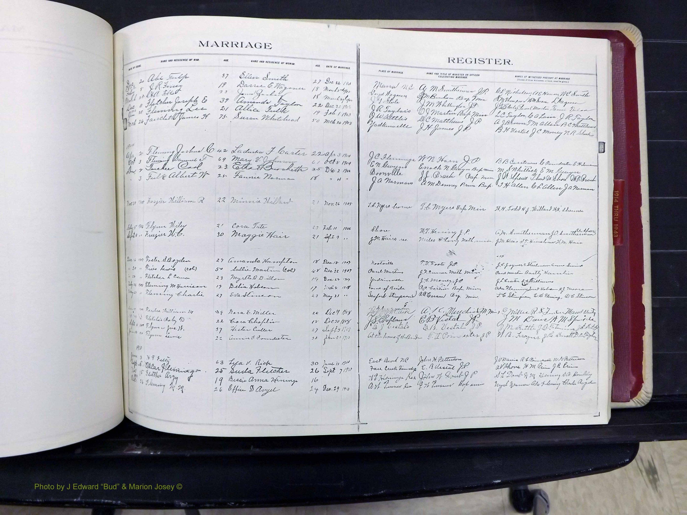 Yadkin Co, NC, Marriages 1901-1943 (119).JPG